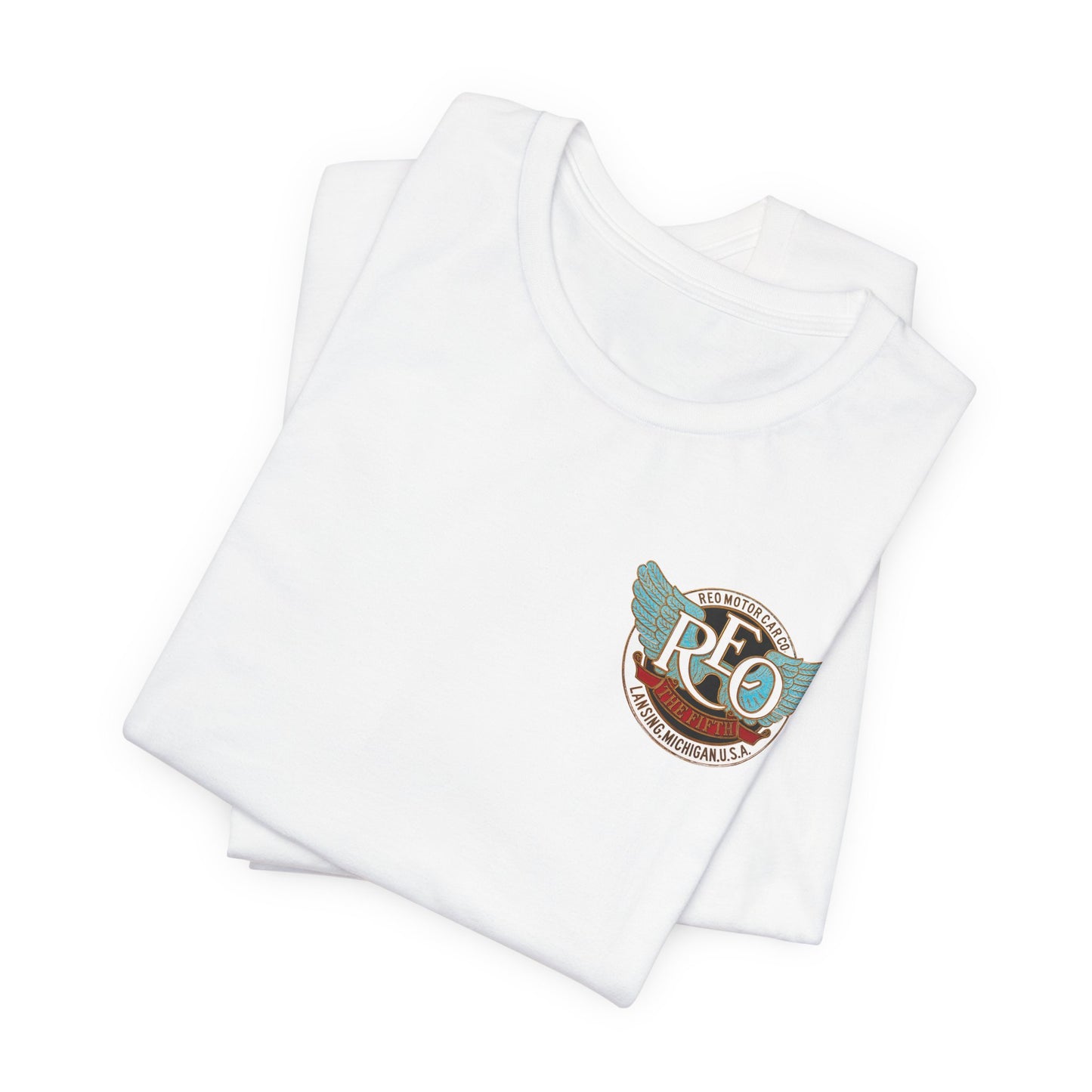 REO The Fifth 1912-1919 Logo T‑Shirt — Vintage REO Chest Emblem Tee