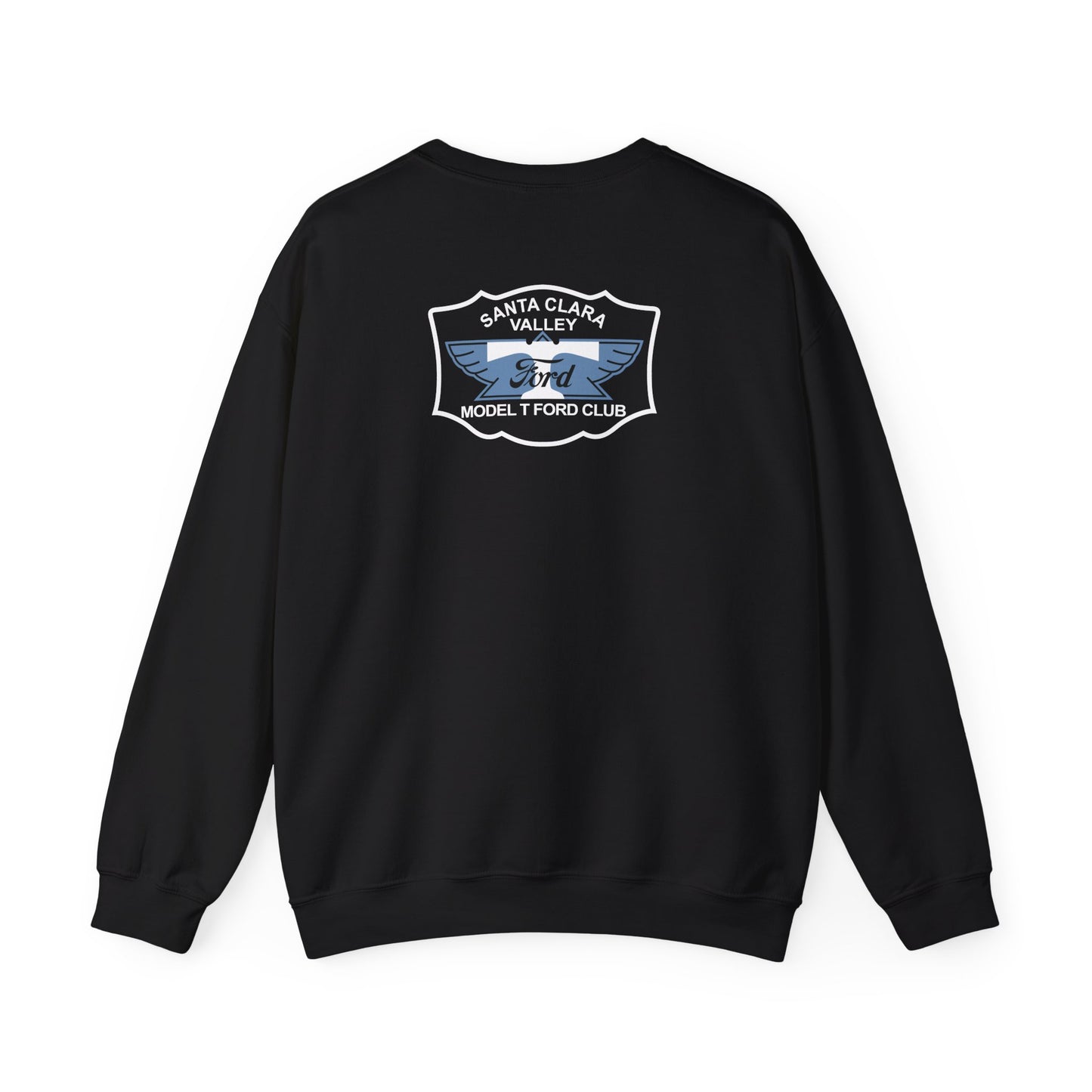 Santa Clara Valley Model T Ford Club (front and back print) Unisex Heavy Blend™ Crewneck Sweatshirt