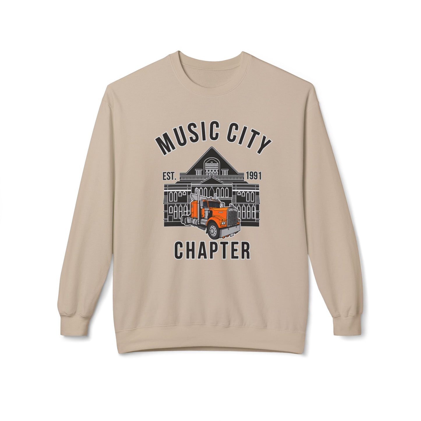 Music City Chapter ATHS — Unisex Midweight Softstyle Fleece Crewneck Sweatshirt