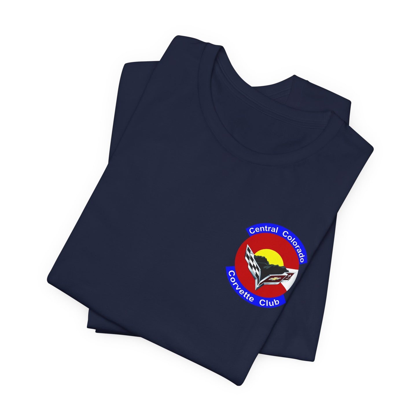 Central Colorado Corvette Club T‑Shirt — Front and Back Logos