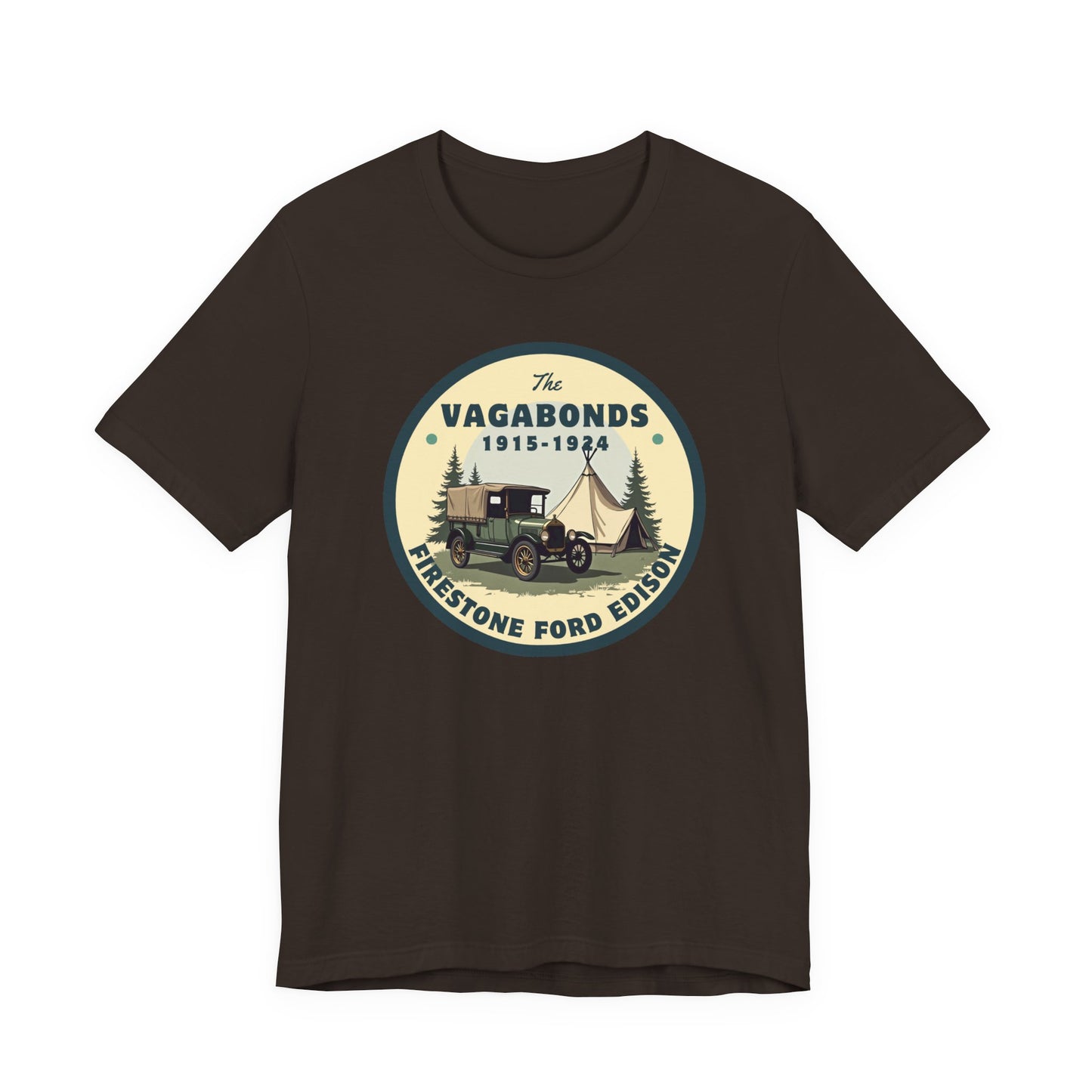 Vagabonds - Firestone, Ford, and Eddison - Retro Camping Shirt