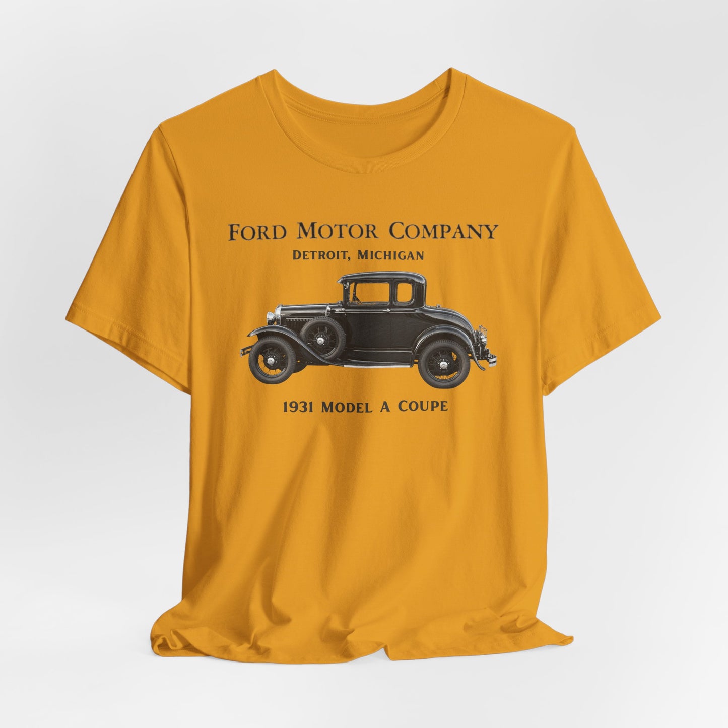1931 Ford Model A Coupe (RBS) - Unisex Jersey Short Sleeve Tee (RBS)