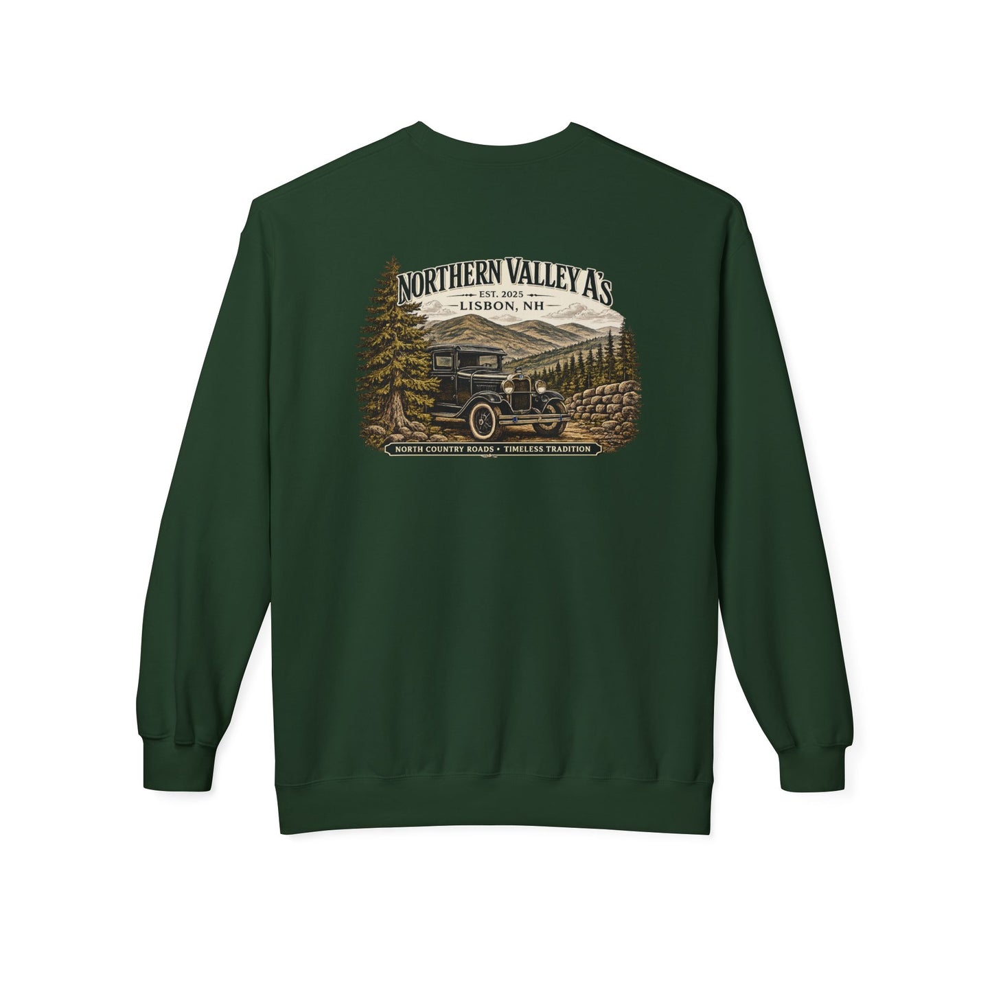 Northern Valley A's Vintage Crewneck Sweatshirt