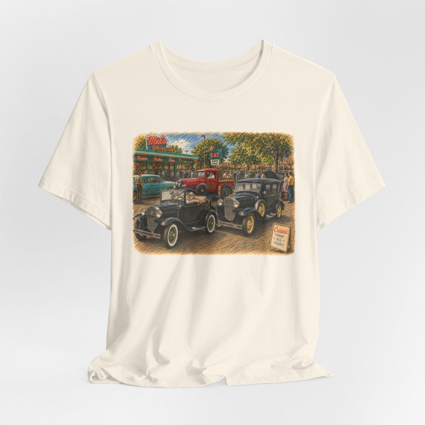 Mel's Drive-In (LTG) - Unisex Jersey Short Sleeve Tee