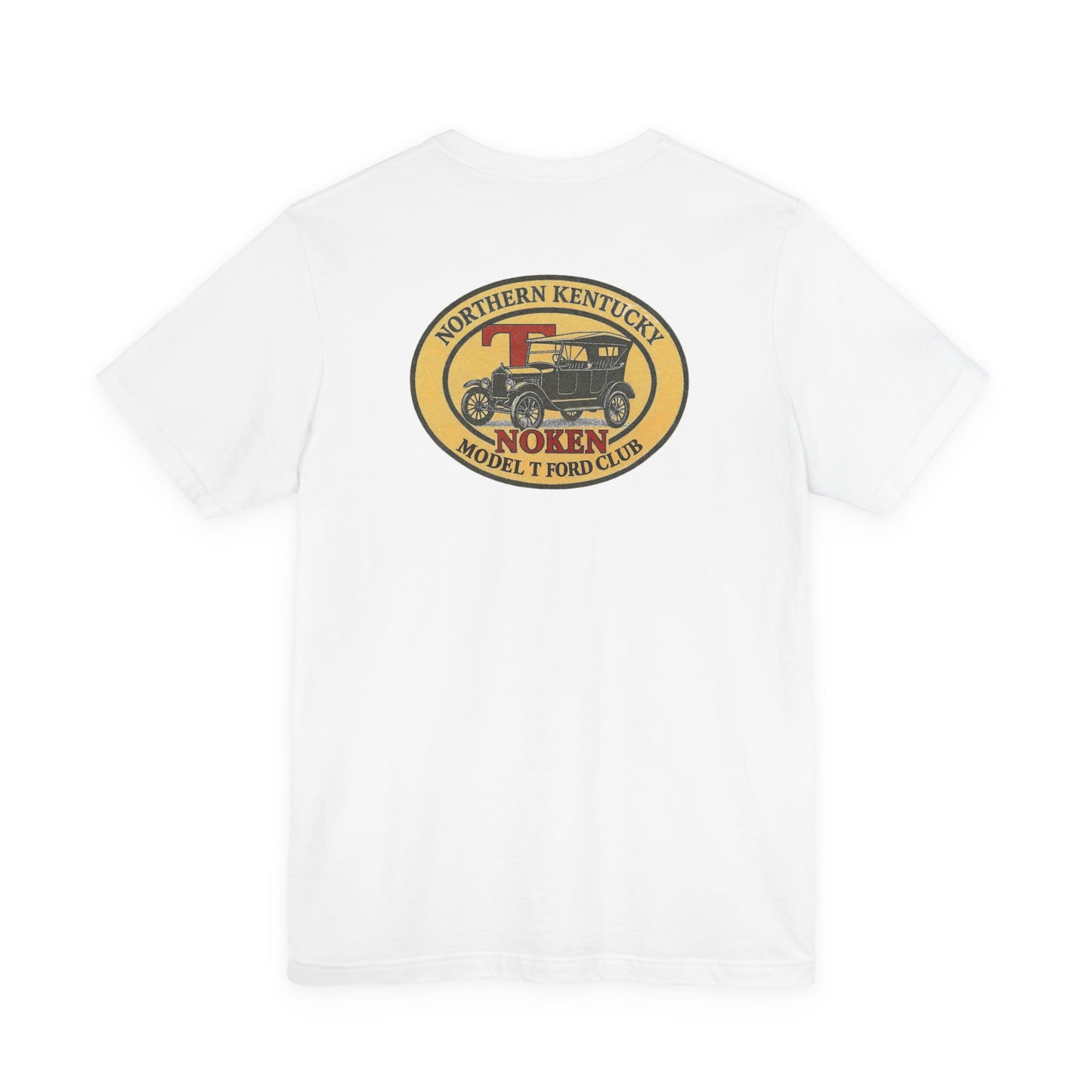 Northern Kentucky NOKEN Vintage Car T-Shirt — Front and Back Logos