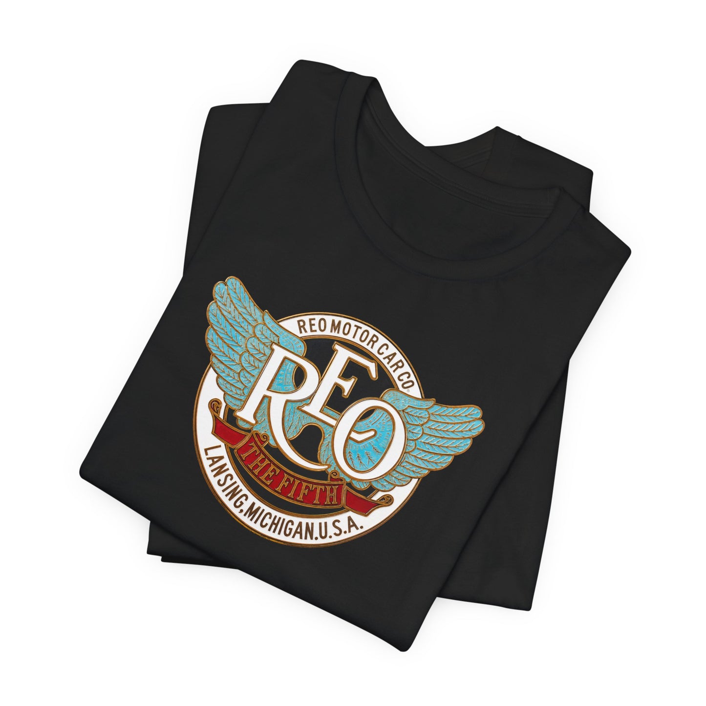 REO The Fifth 1912-1919 T‑Shirt — Retro Motor Club Graphic Tee