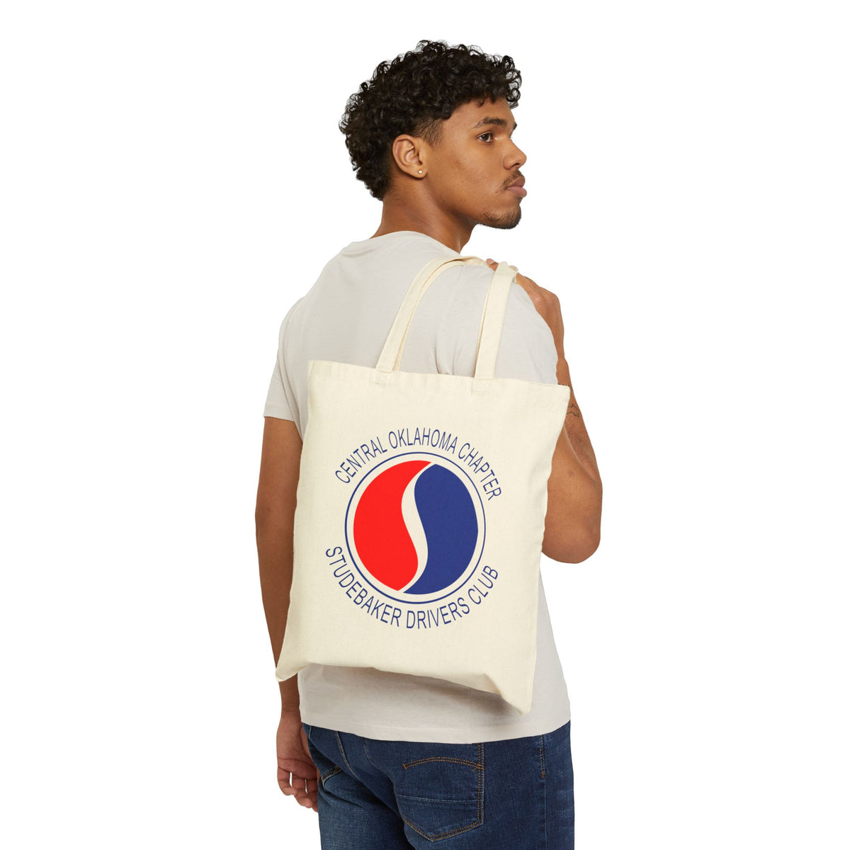 Central Oklahoma Chapter Studebaker Drivers Club Tote Bag — Central Oklahoma Chapter Canvas Tote