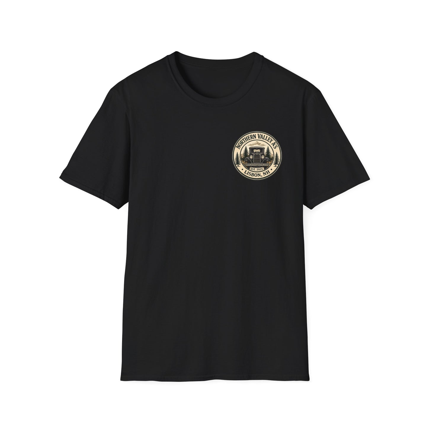 Northern Valley A's Lisbon, NH Vintage Patch T‑Shirt — Front and Back Logo Tee