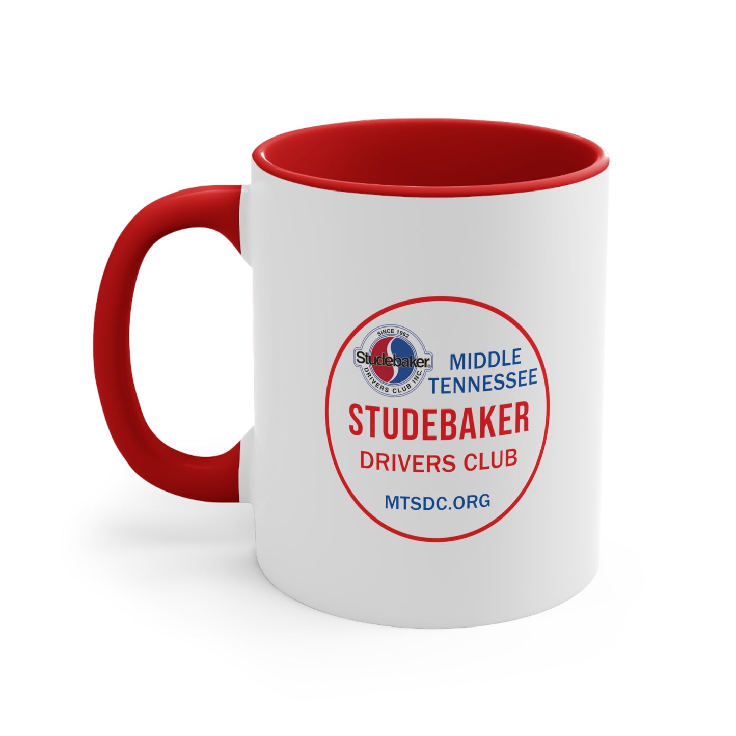 Middle Tennessee Studebaker Drivers Club Chapter Accent Mug —  11oz Coffee Cup