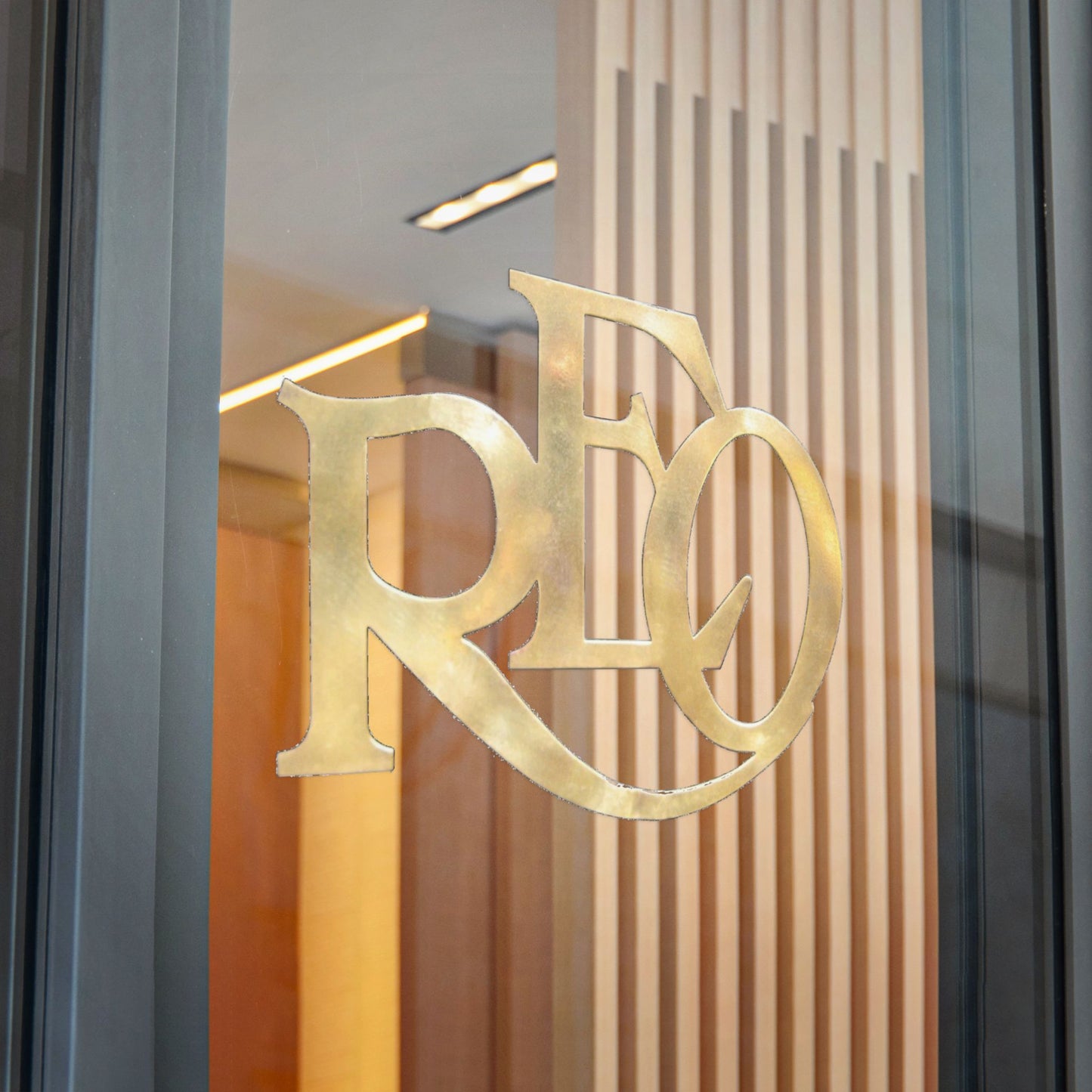 Gold Foil REO Die-Cut Sticker — Looks great on your car trailer!