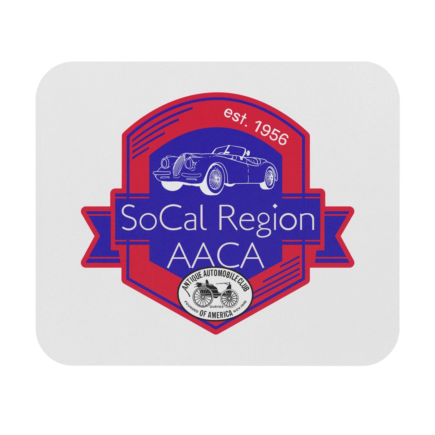 Vintage Car Enthusiast Mouse Pad - SoCal AACA Design