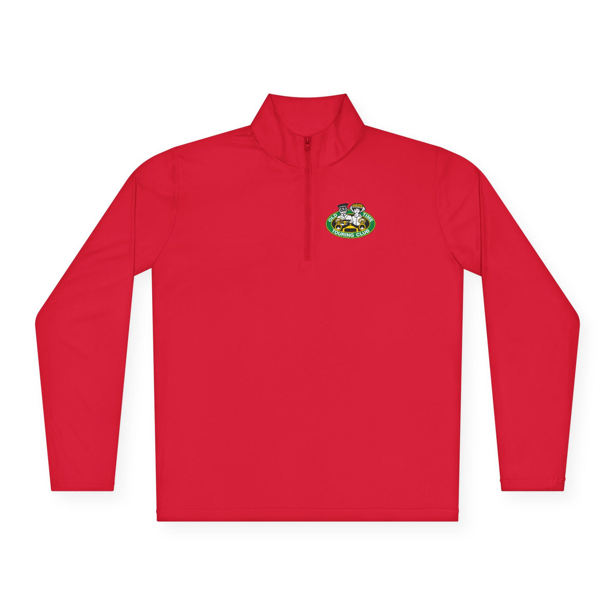 Old Time Touring Club of Pennsylvania Quarter-Zip Pullover - Front and Back Logos