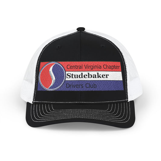 Central Virginia Chapter Studebaker Drivers Club Embroidered Snapback Trucker Cap - Richardson 112 Trucker Hat