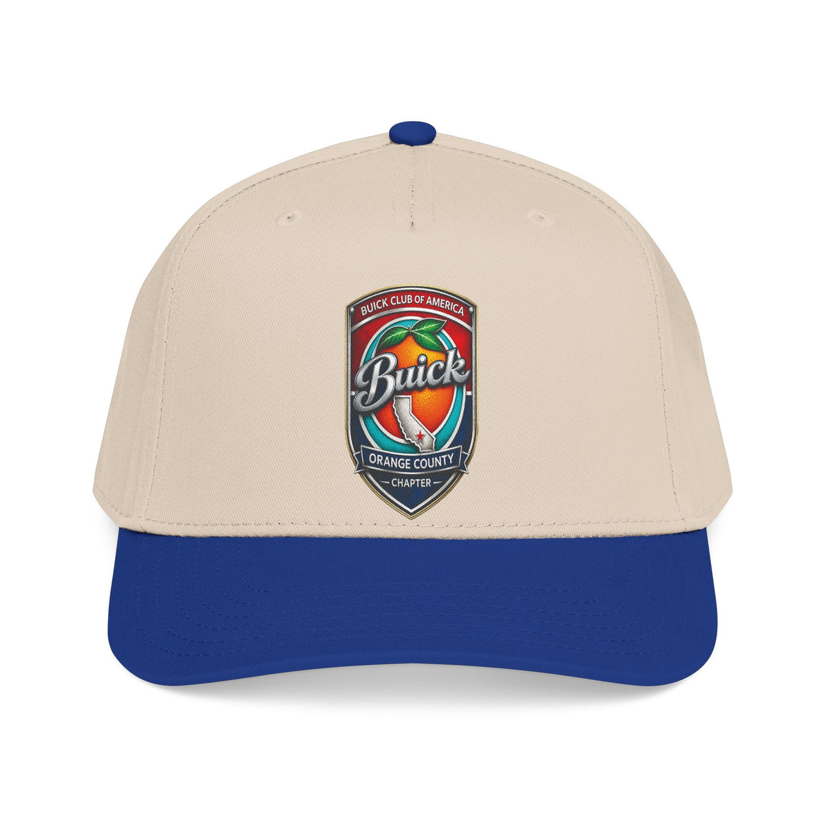 Buick Orange County Chapter Baseball Cap — Vintage Logo Mid-Profile Hat
