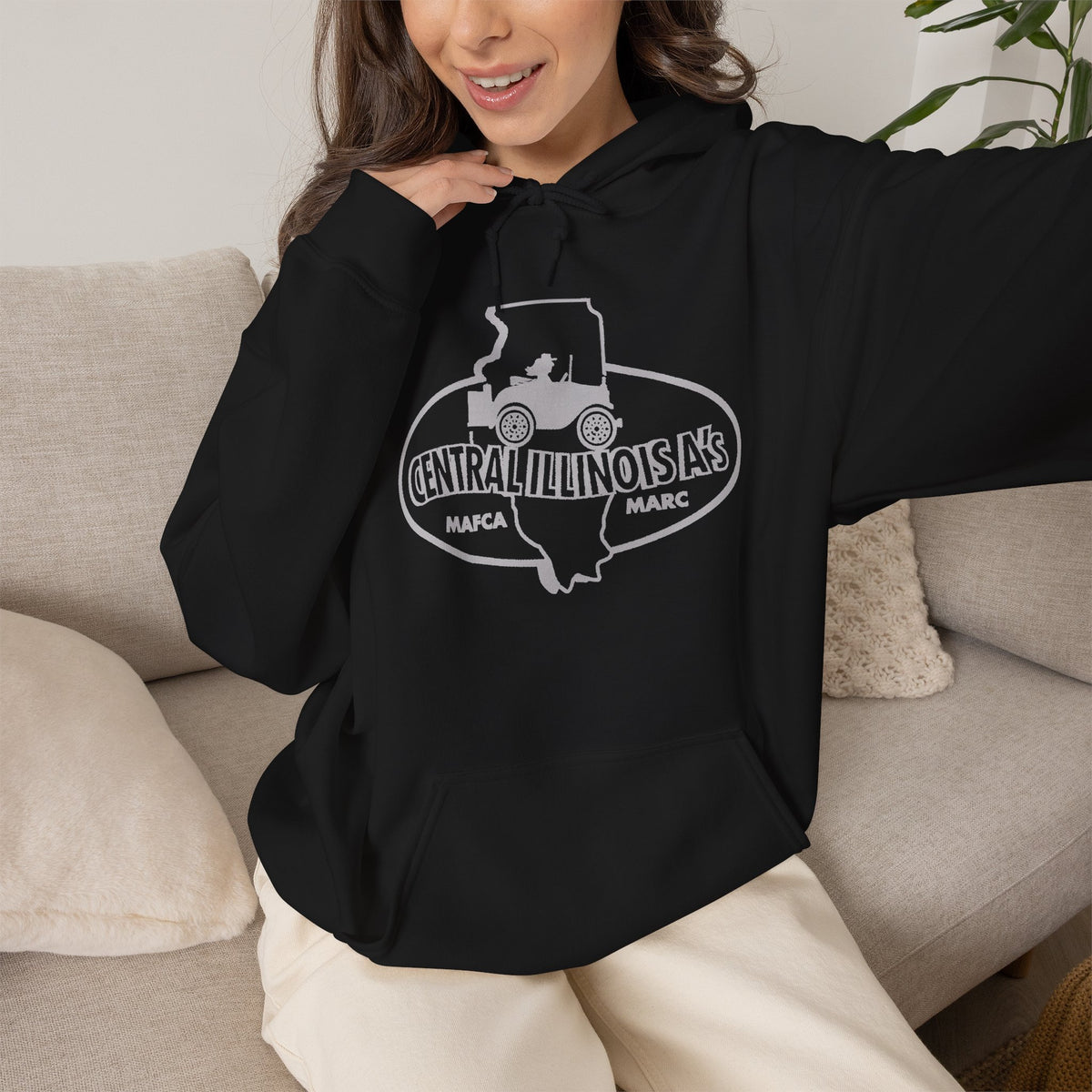 Central Illinois A's Hoodie — Unisex Heavy Blend™ Hooded Sweatshirt
