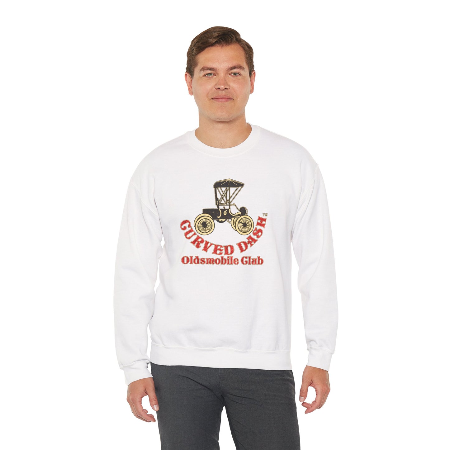 Curved Dash Oldsmobile Club Crewneck Sweatshirt