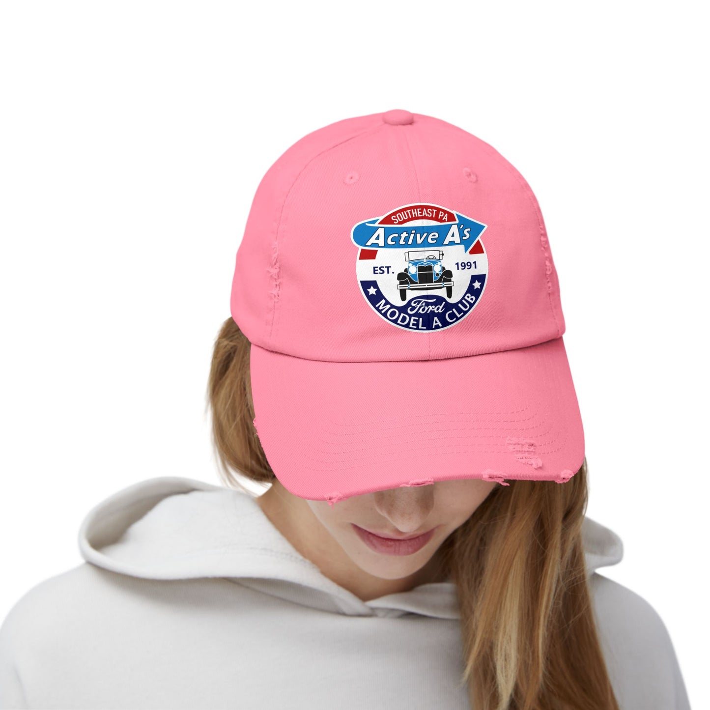 Active A's Ford Model A Club Distressed Cap (Printed)