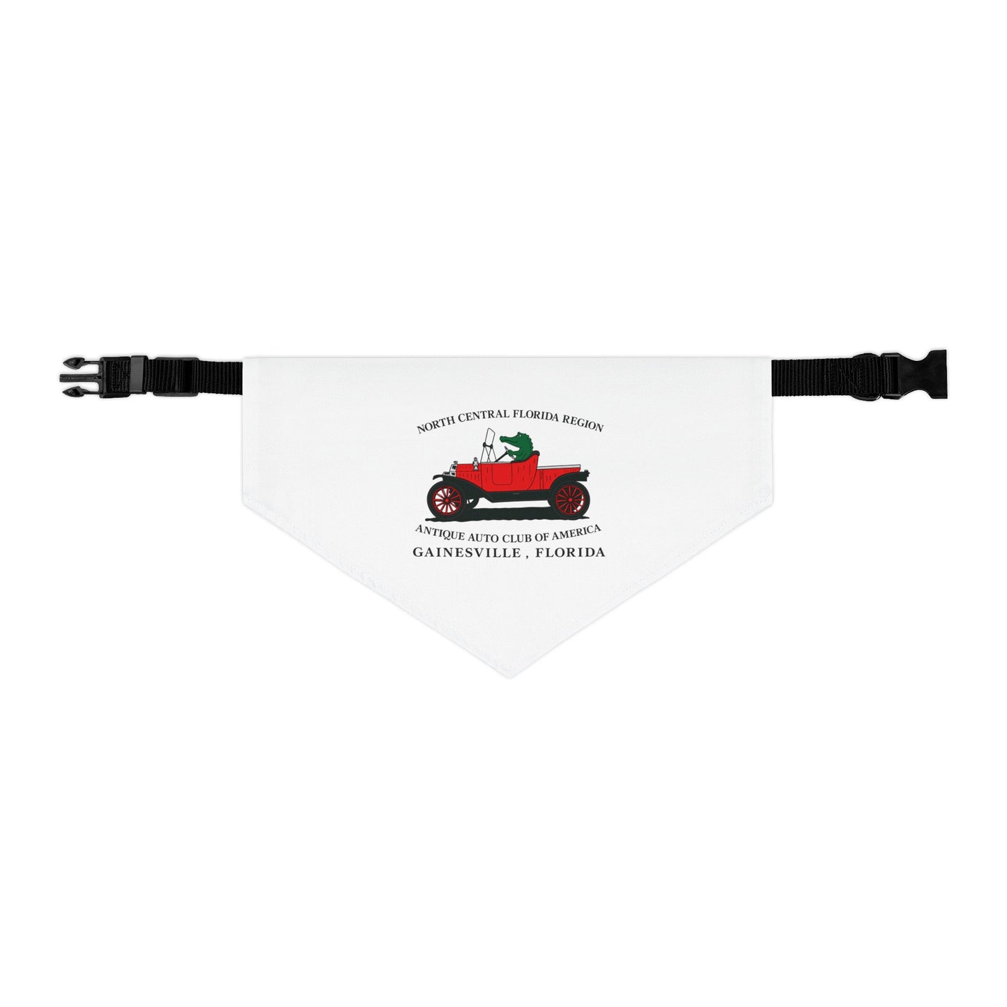North Central Florida Region AACA Pet Bandana Collar — Gainesville Florida Antique Auto Club