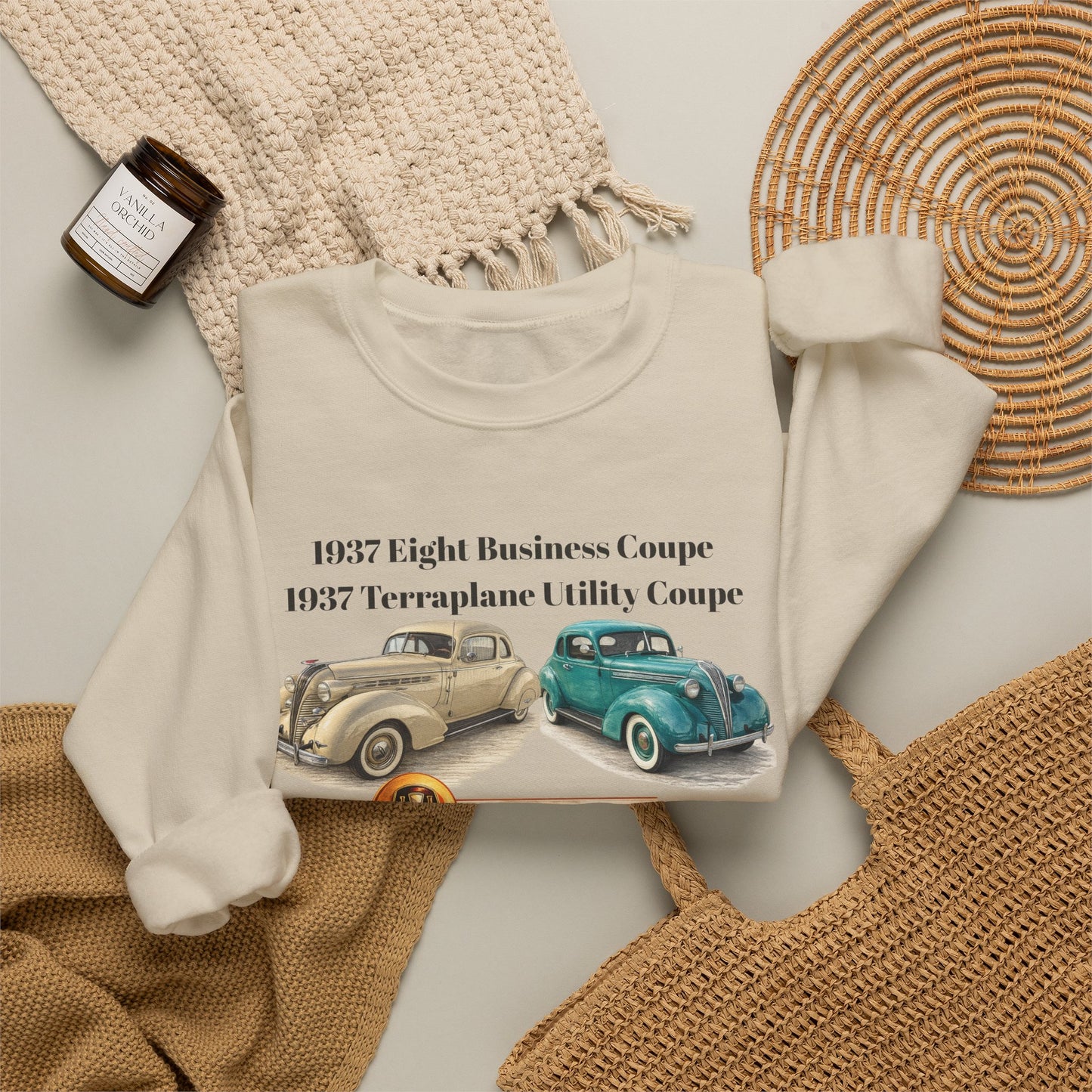 1937 Eight Business Coupe & Terraplane Utility Coupe Graphic (JG)