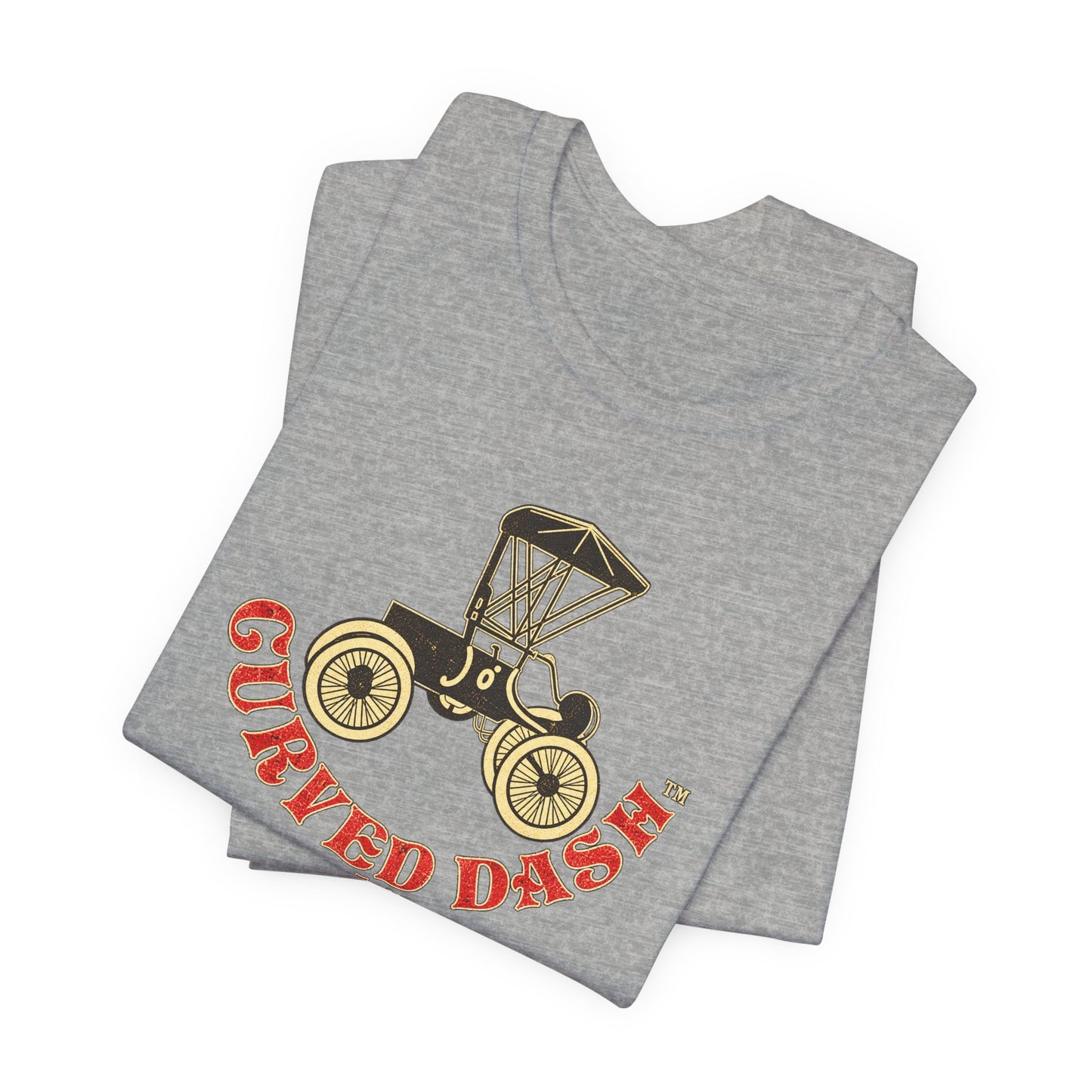 Curved Dash Oldsmobile Club Vintage Car T-Shirt - Unisex Soft Short Sleeve Tee