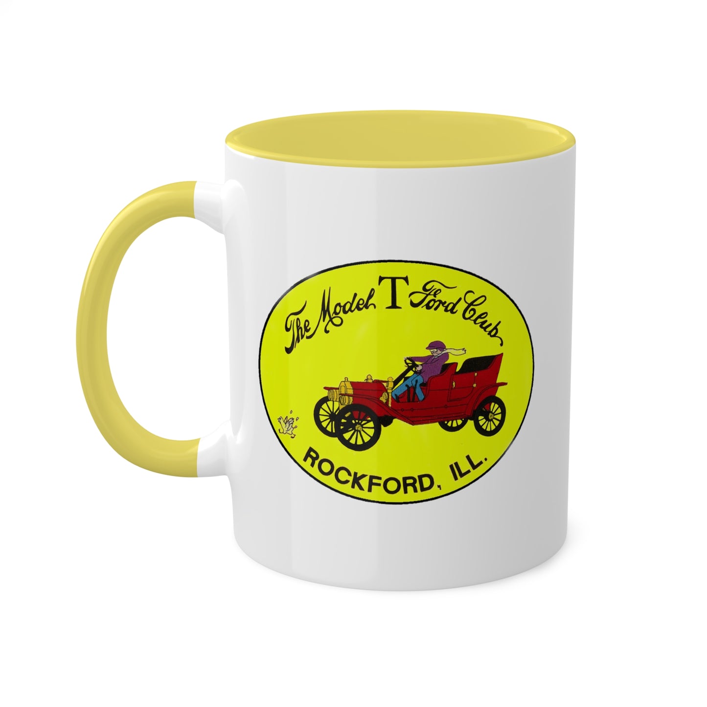 Rockford Model T Ford Club Colorful Mugs, 11oz