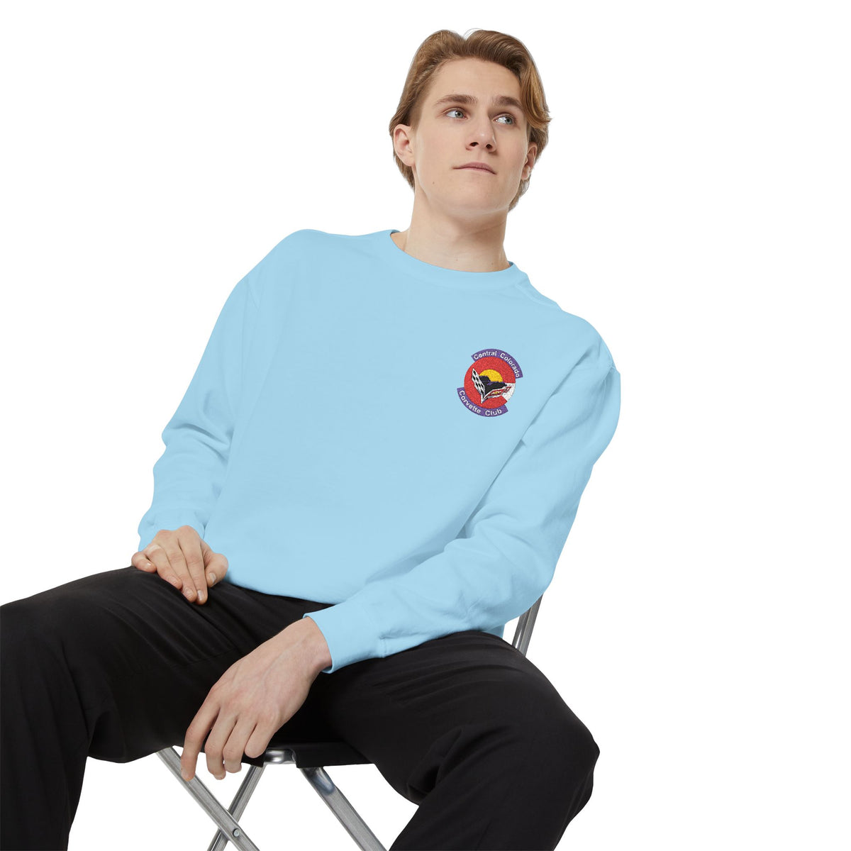 Central Colorado Corvette Club Embroidered Sweatshirt