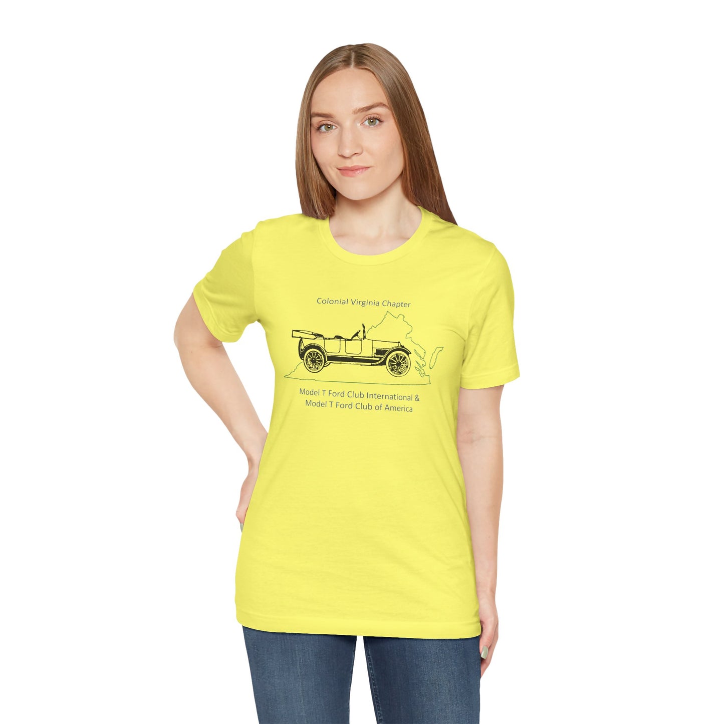 Colonial Virginia Chapter Tee — Colonial Virginia Chapter Vintage Car Shirt