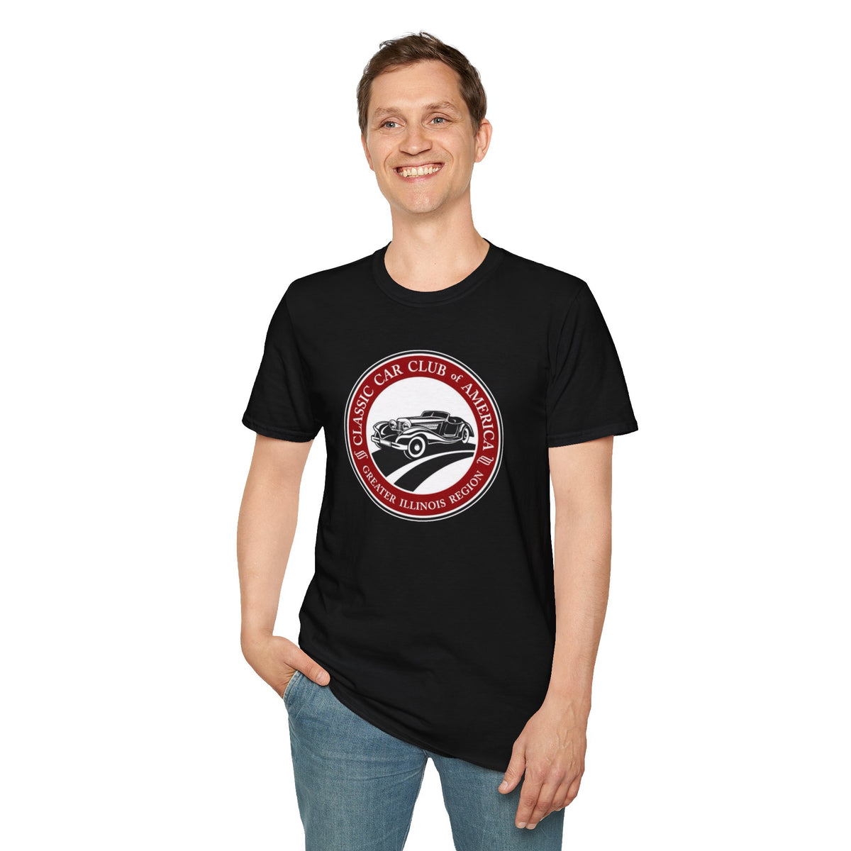 Classic Car Club of America Greater Illinois Region T-Shirt - Unisex Softstyle T-Shirt