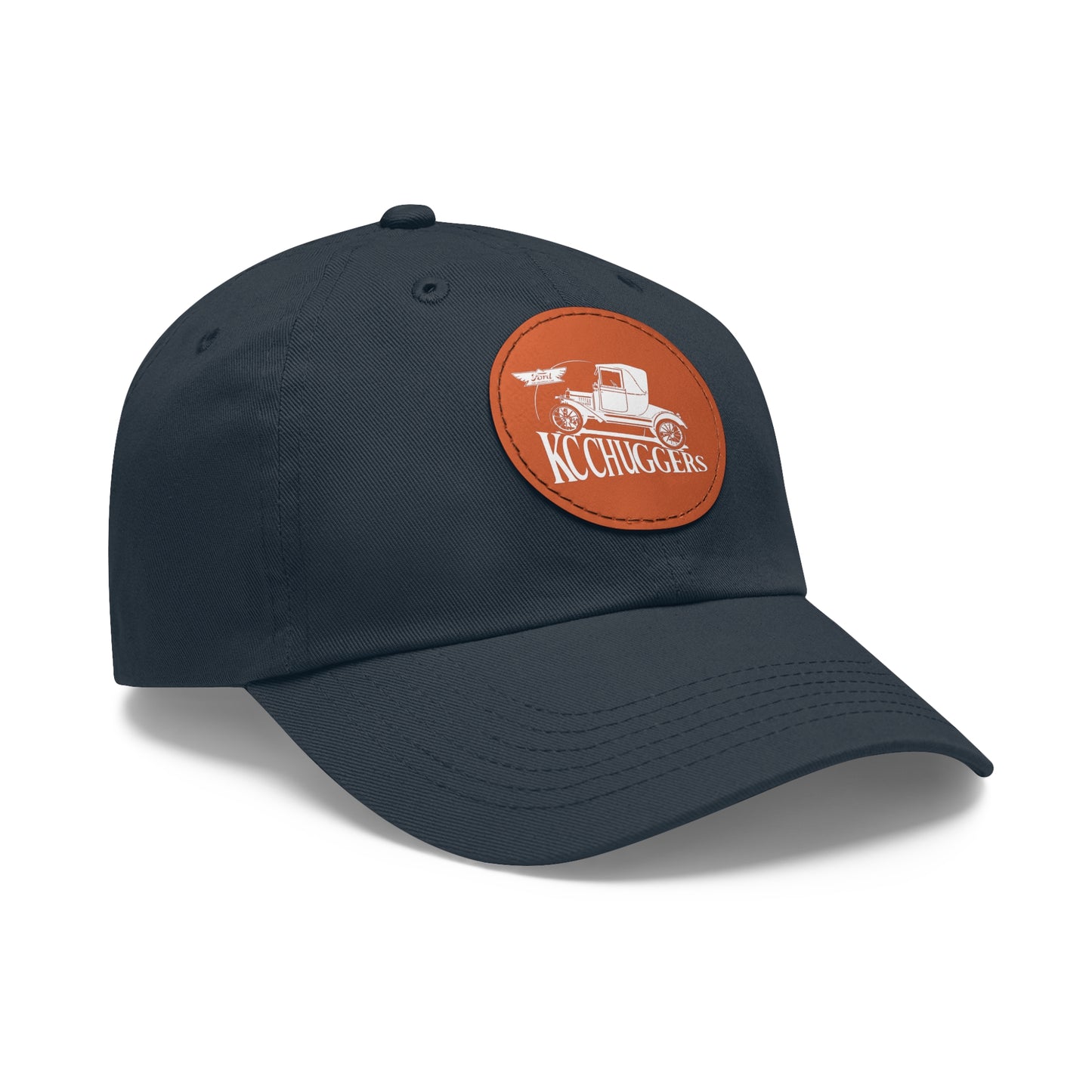 KC Chuggers Dad Hat with Leather Patch (Round)