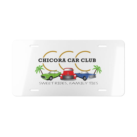 Chicora Car Club AACA Vanity Plate for Car Enthusiasts