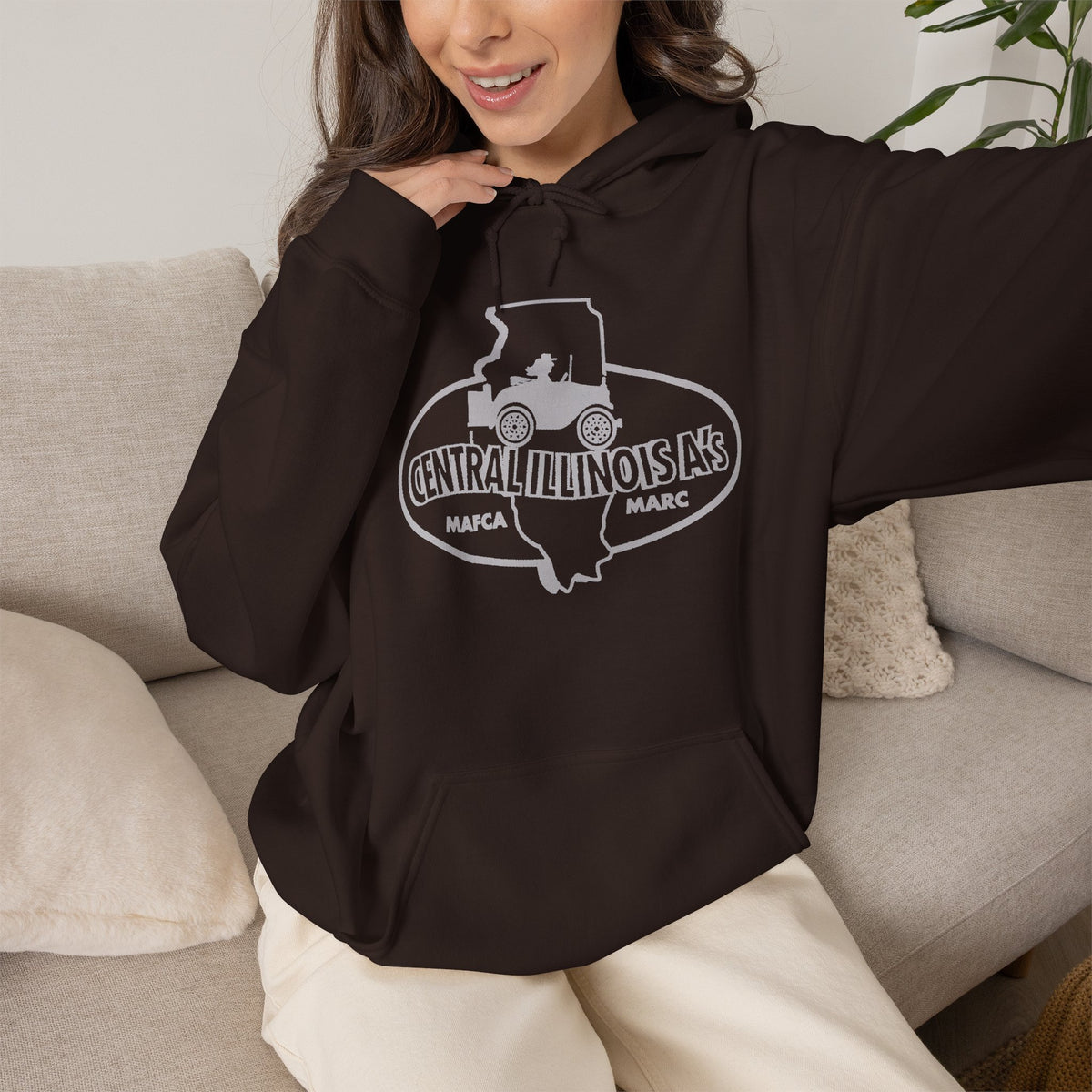 Central Illinois A's Hoodie — Unisex Heavy Blend™ Hooded Sweatshirt