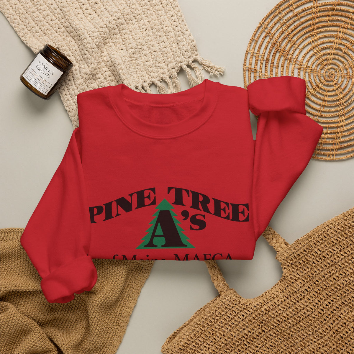 Pine Tree A's of Maine, MAFCA — Unisex Heavy Blend™ Crewneck Sweatshirt