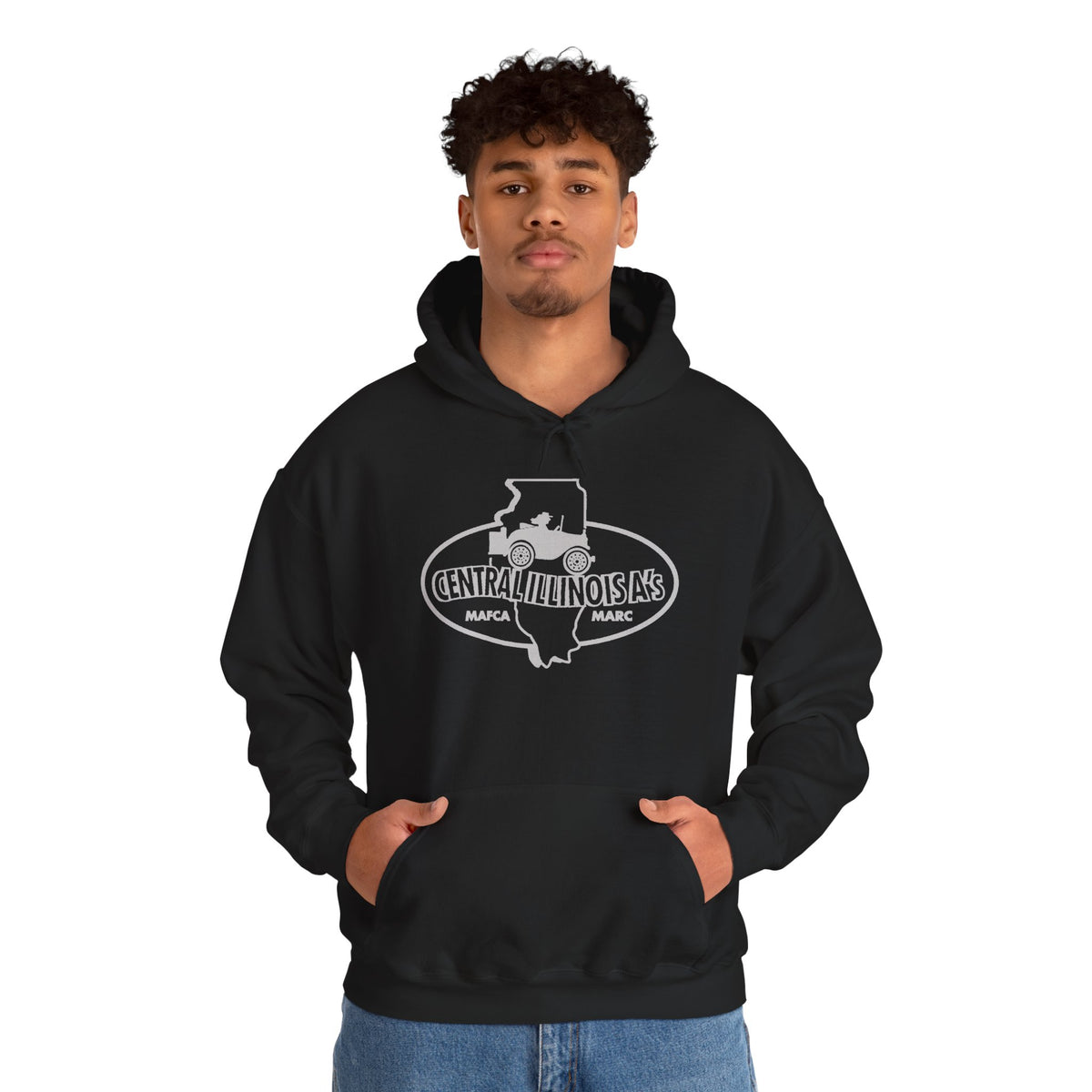Central Illinois A's Hoodie — Unisex Heavy Blend™ Hooded Sweatshirt