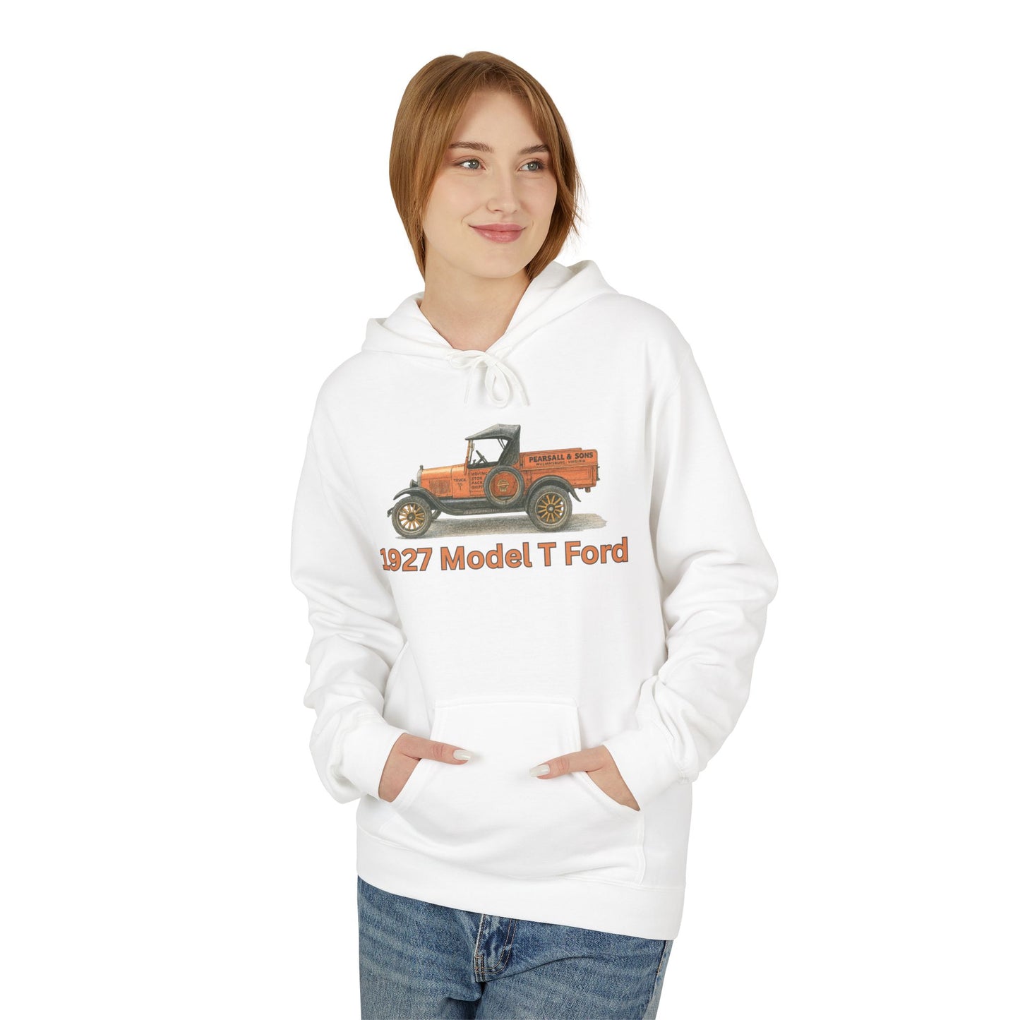 1927 Model T Ford Pickup Hoodie — Pearsall & Sons Williamsburg, Virginia Graphic