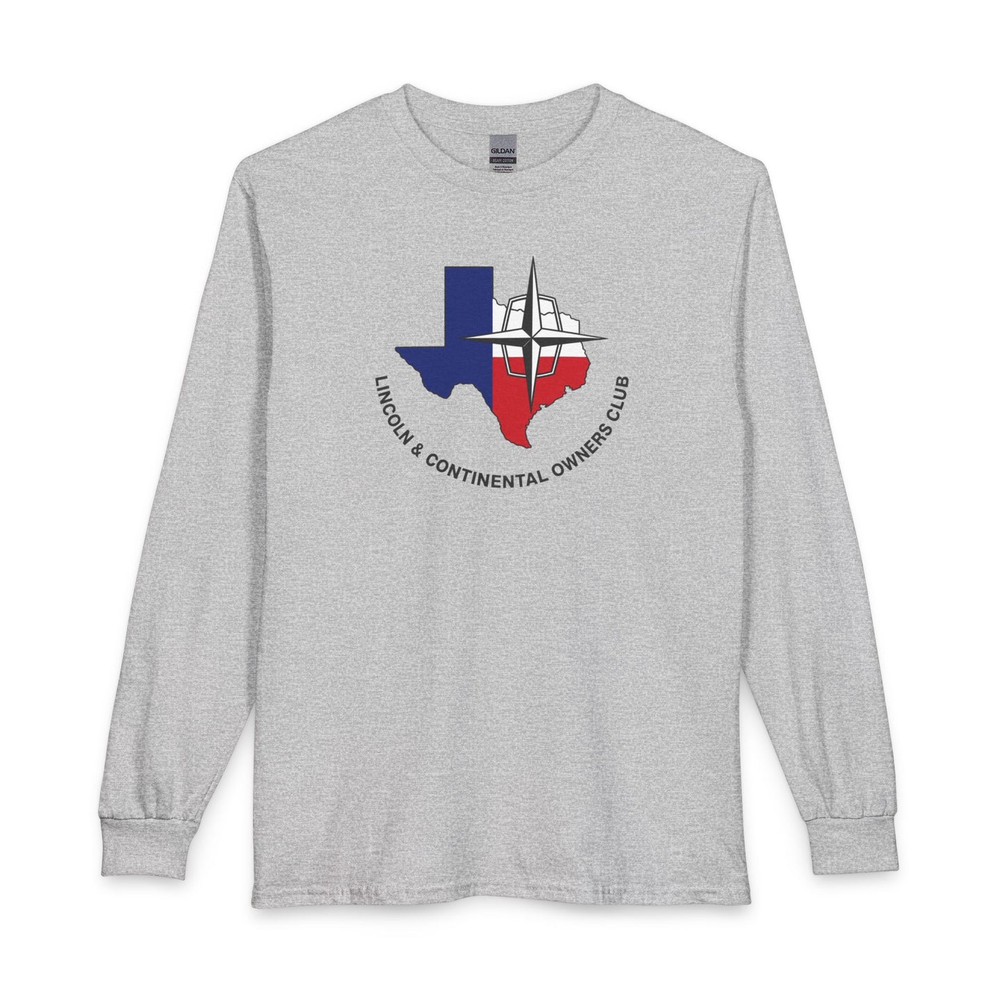 Lincoln & Continental Owners Club - Texas Gulf Coast Region Long Sleeve Tee