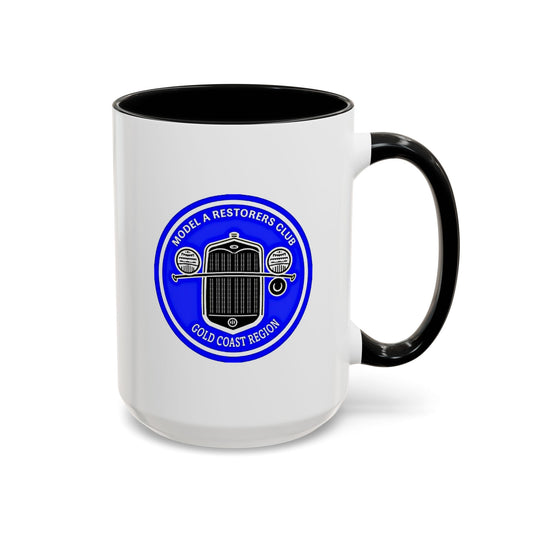 Gold Coast Region Model A Restorers Club Accent Coffee Mug — (11/15 oz)
