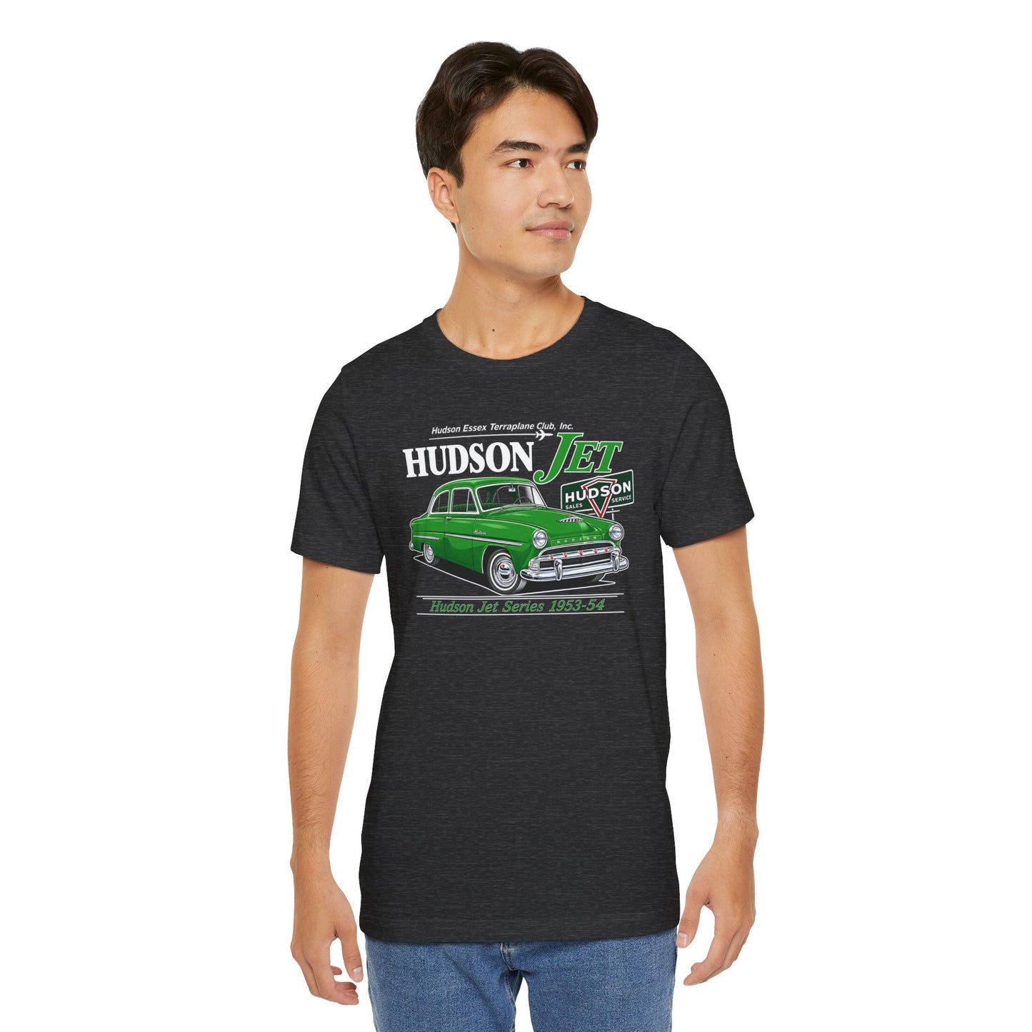 Hudson Essex Terraplane Club — Hudson Jet Classic Car T-Shirt  Vintage 1953–54