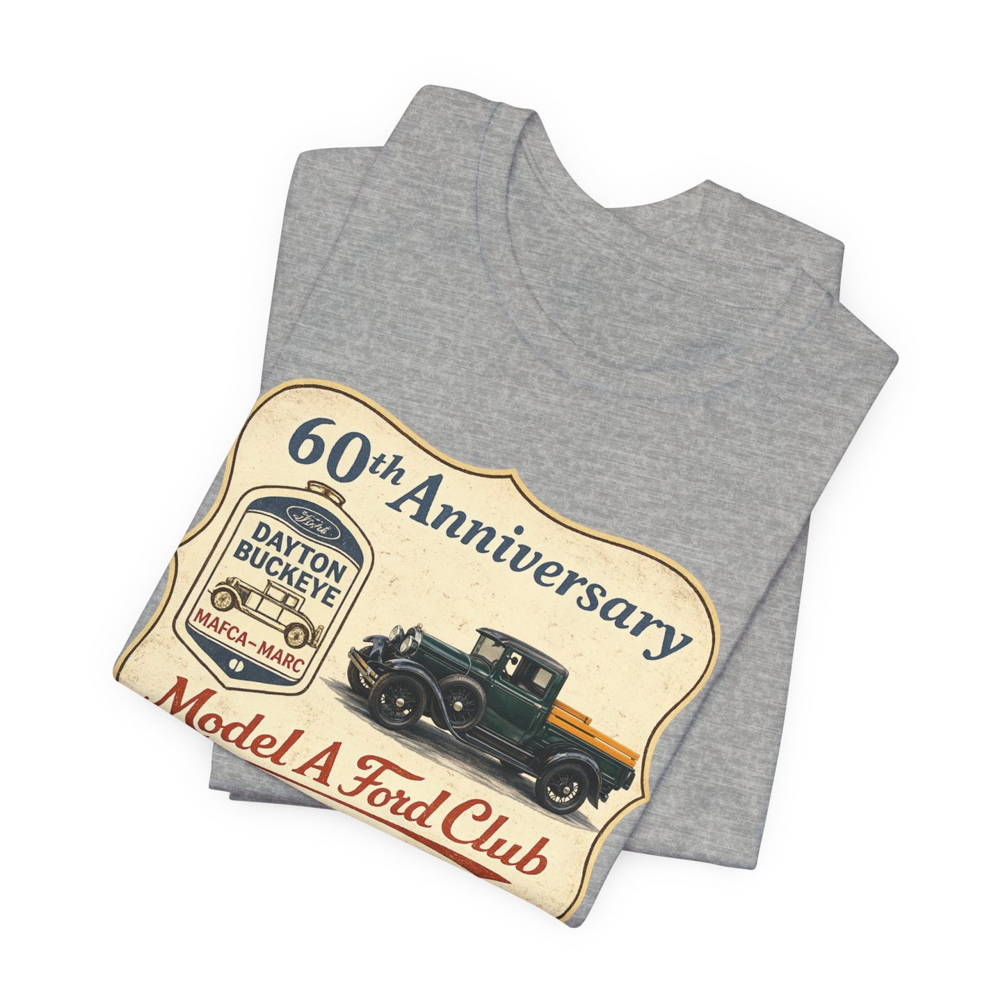Dayton Buckeye Model A Ford Club 60th Anniversary Tee — Pickup (KS)