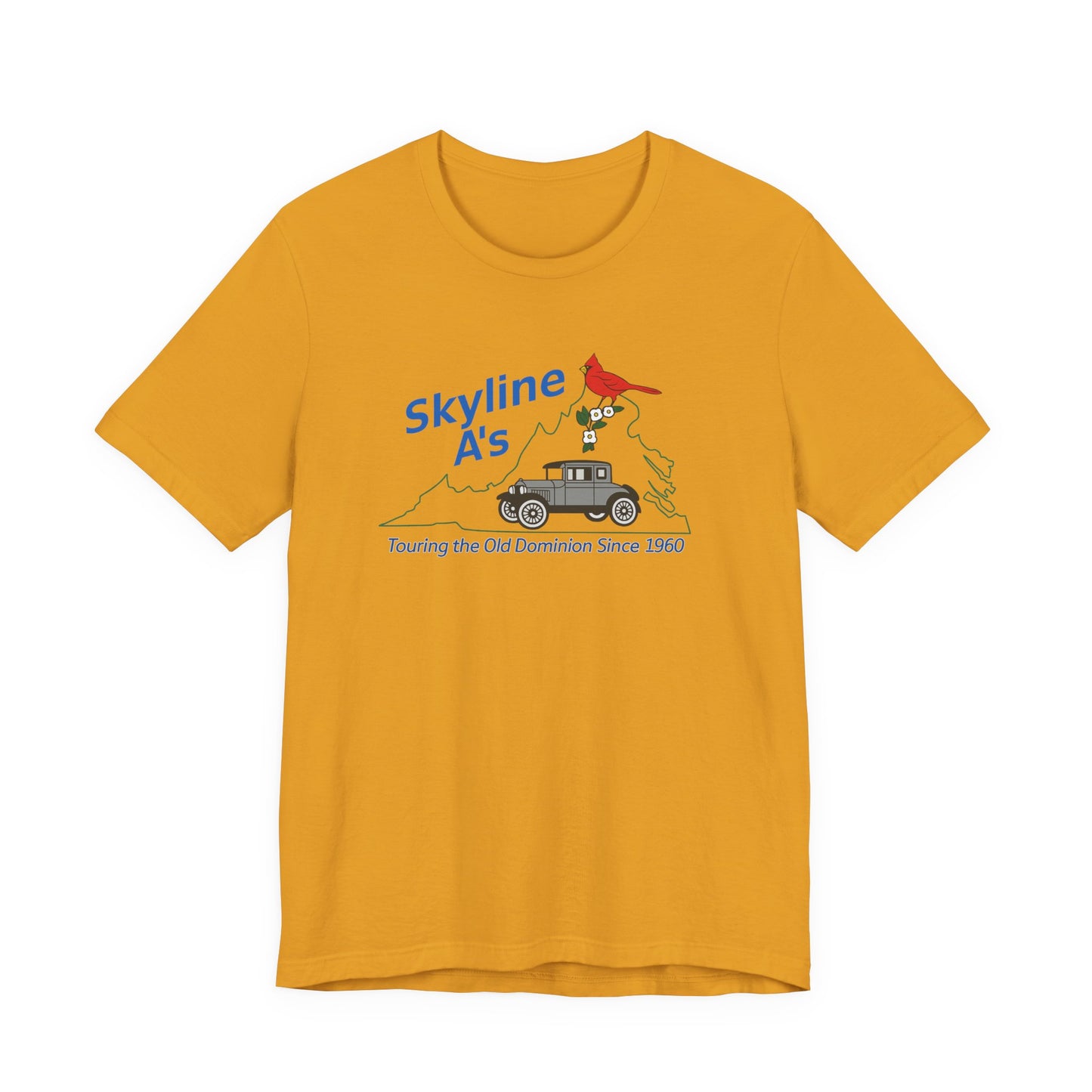 Skyline A's Virginia Roadtrip T-Shirt – "Touring the Old Dominion Since 1960"