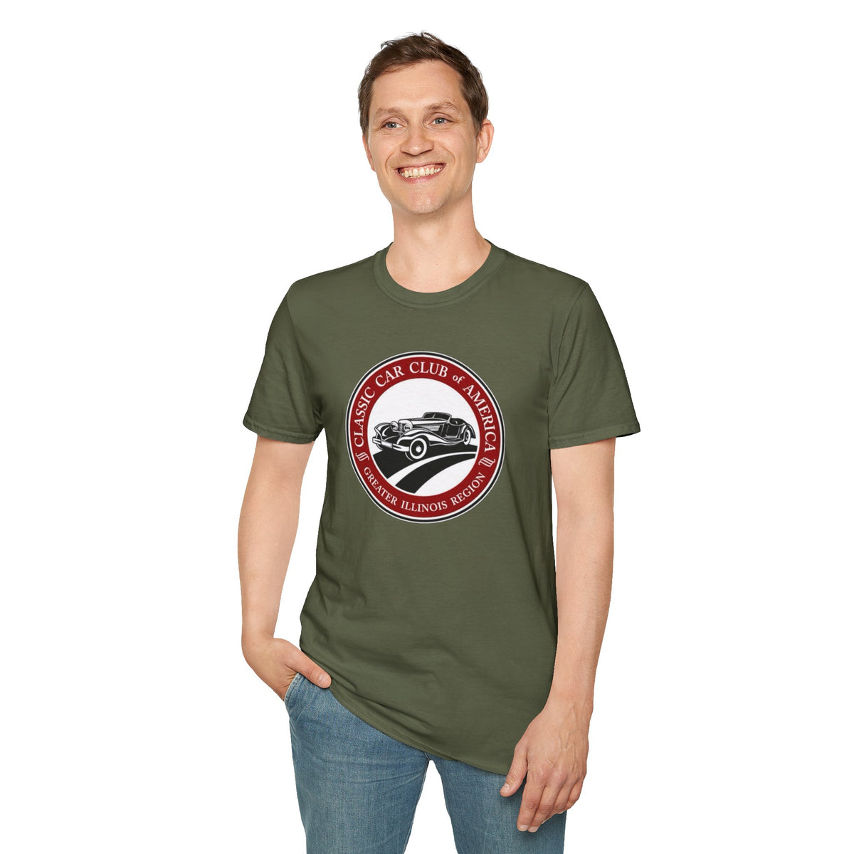 Classic Car Club of America Greater Illinois Region T-Shirt - Unisex Softstyle T-Shirt