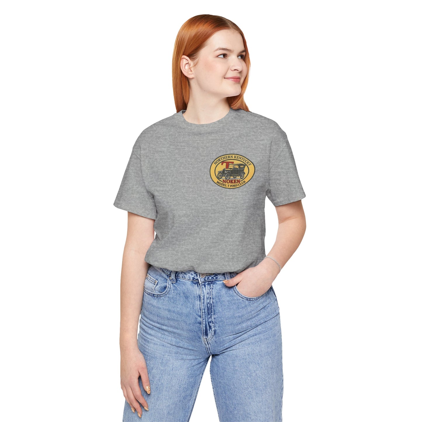 Northern Kentucky NOKEN Vintage Car T-Shirt — Front and Back Logos