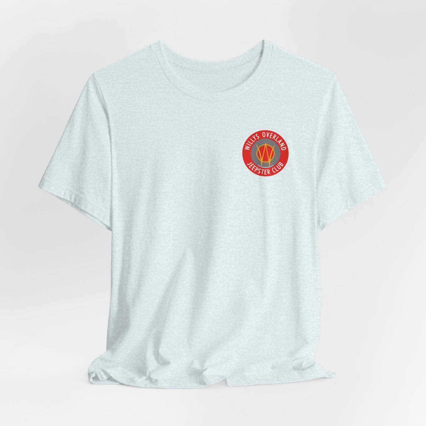Willys Overland Jeepster Club T‑Shirt — Front and Back Logos