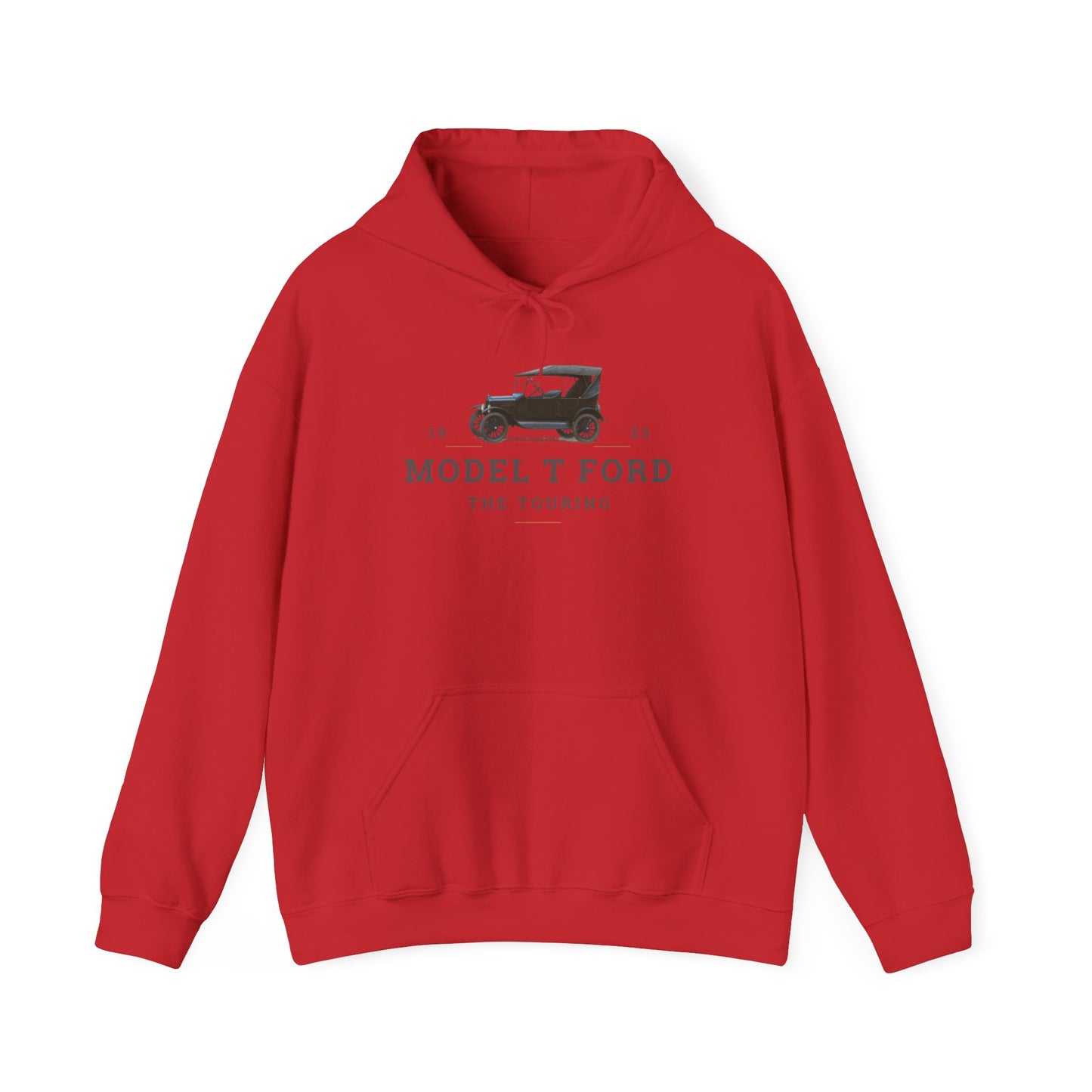 1923 Model T Ford Touring Hoodie – Vintage Touring Car Graphic Sweatshirt