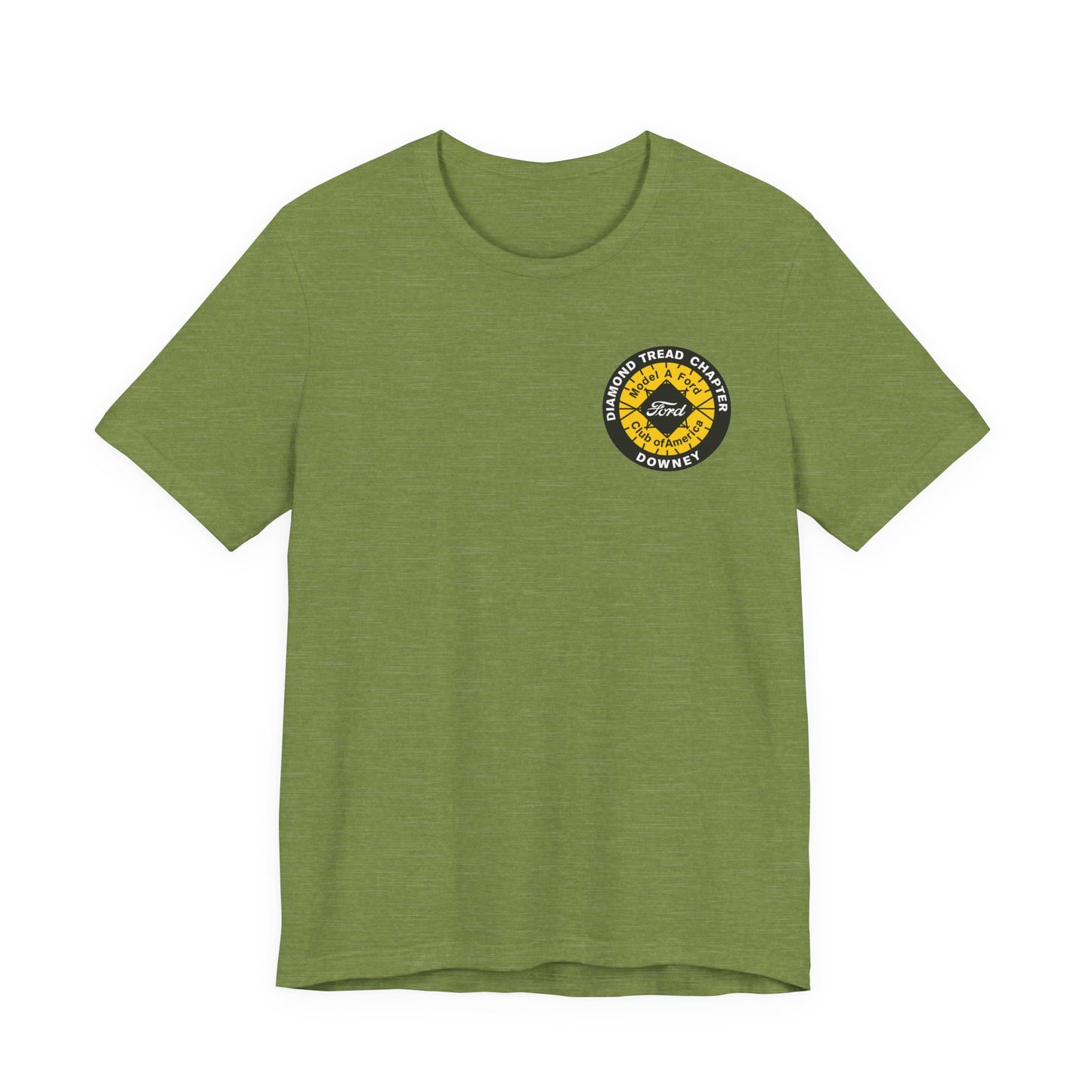 Diamond Tread Chapter Downey T‑Shirt - Small Front Logo Only