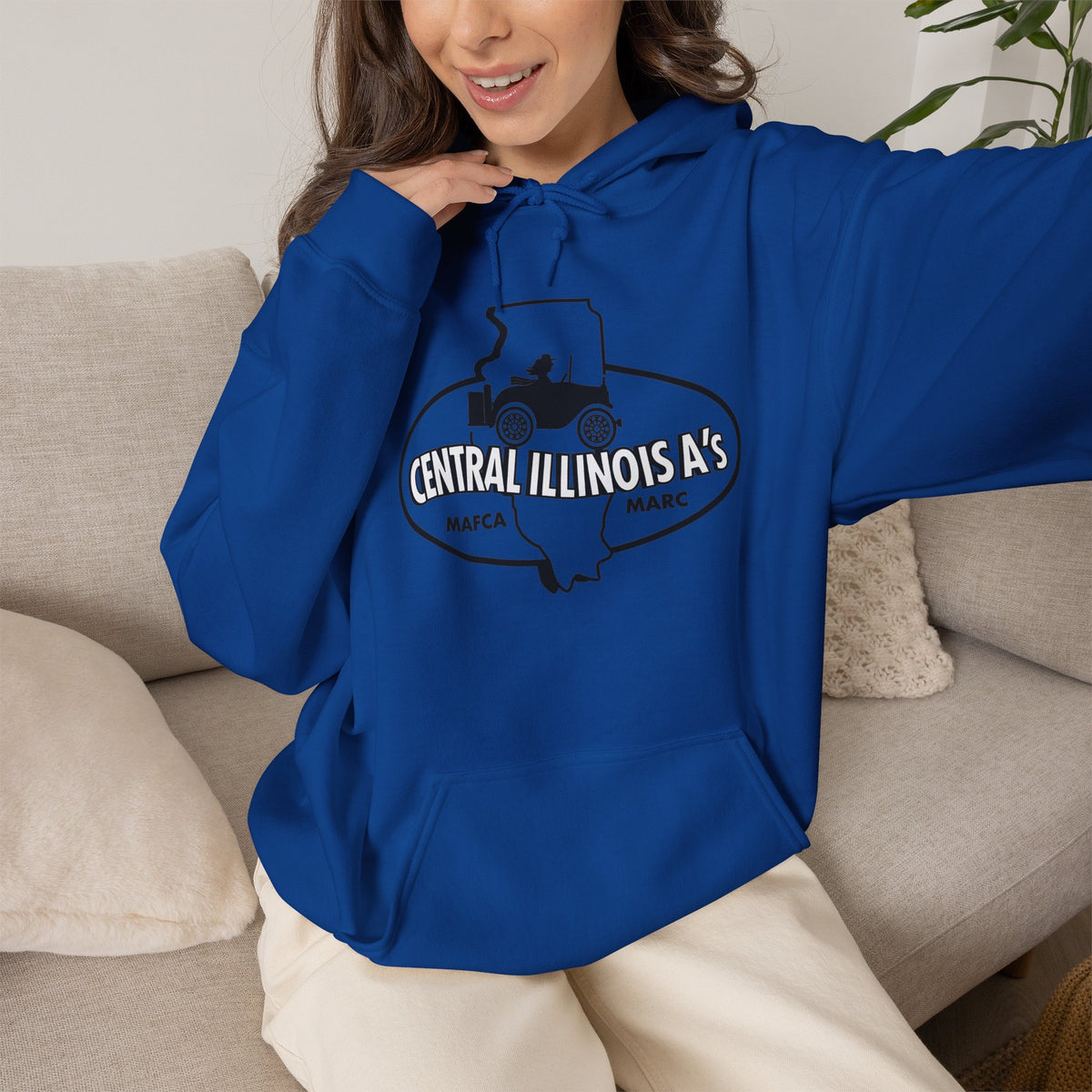Central Illinois A's Hoodie — Unisex Heavy Blend™ Hooded Sweatshirt