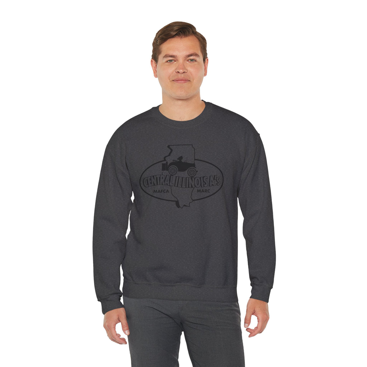 Central Illinois A's Sweatshirt - Unisex Heavy Blend™ Crewneck Sweatshirt