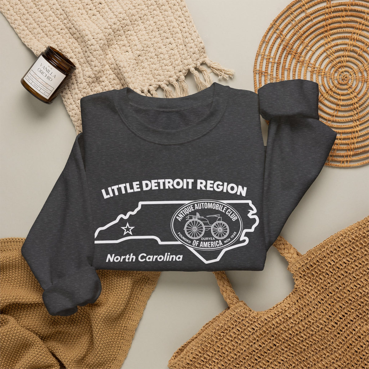 Little Detroit Region North Carolina Unisex Heavy Blend™ Crewneck Sweatshirt
