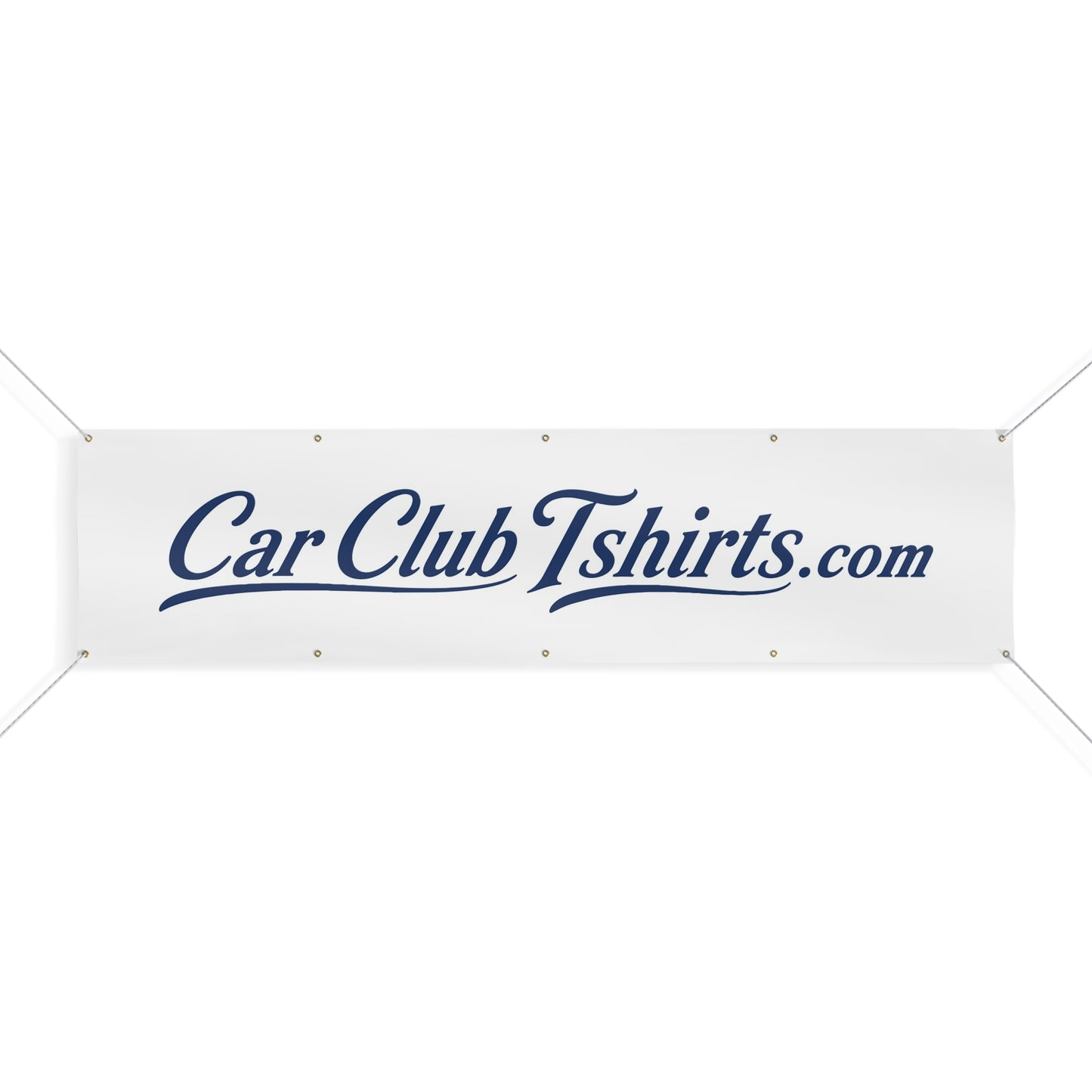 Car Club Tshirts.com Matte Banner — Outdoor Event Banner for Car Shows & Clubs