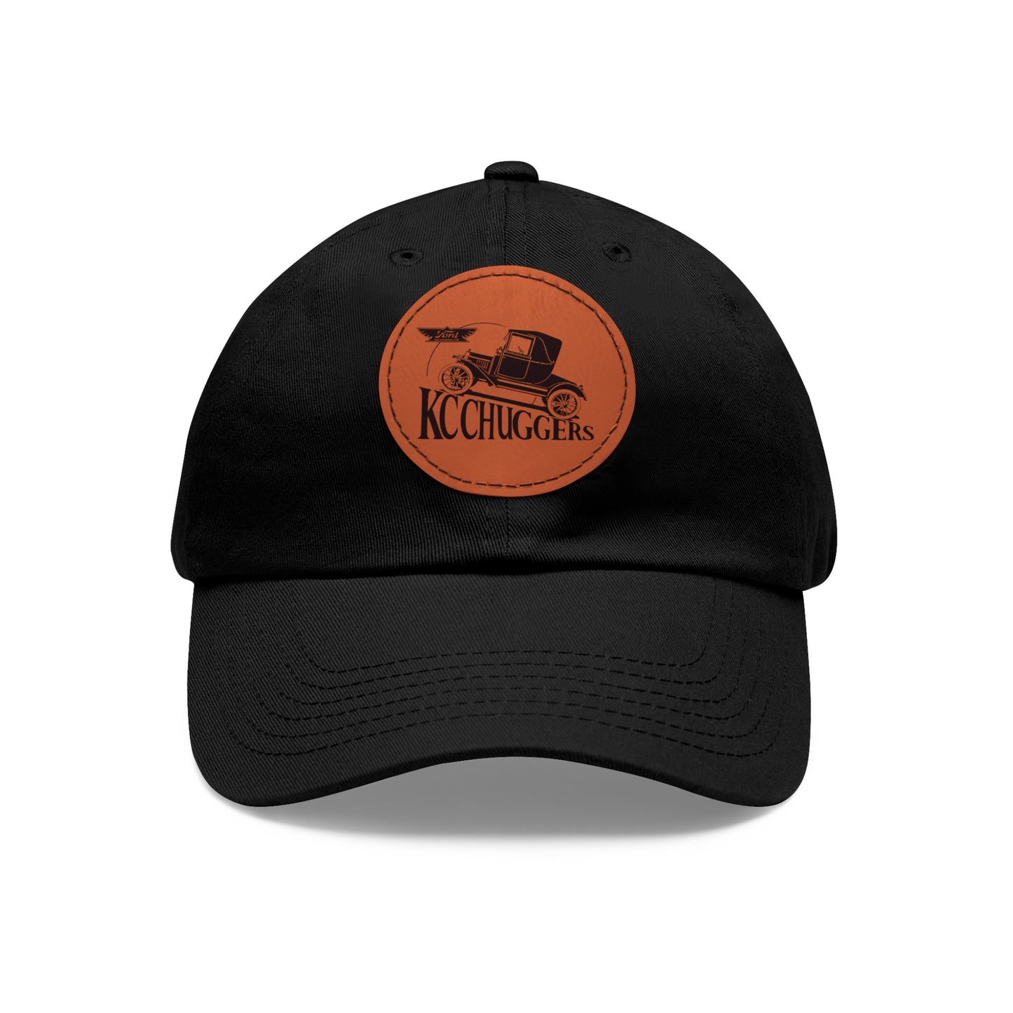 KC Chuggers Dad Hat with Leather Patch (Round)