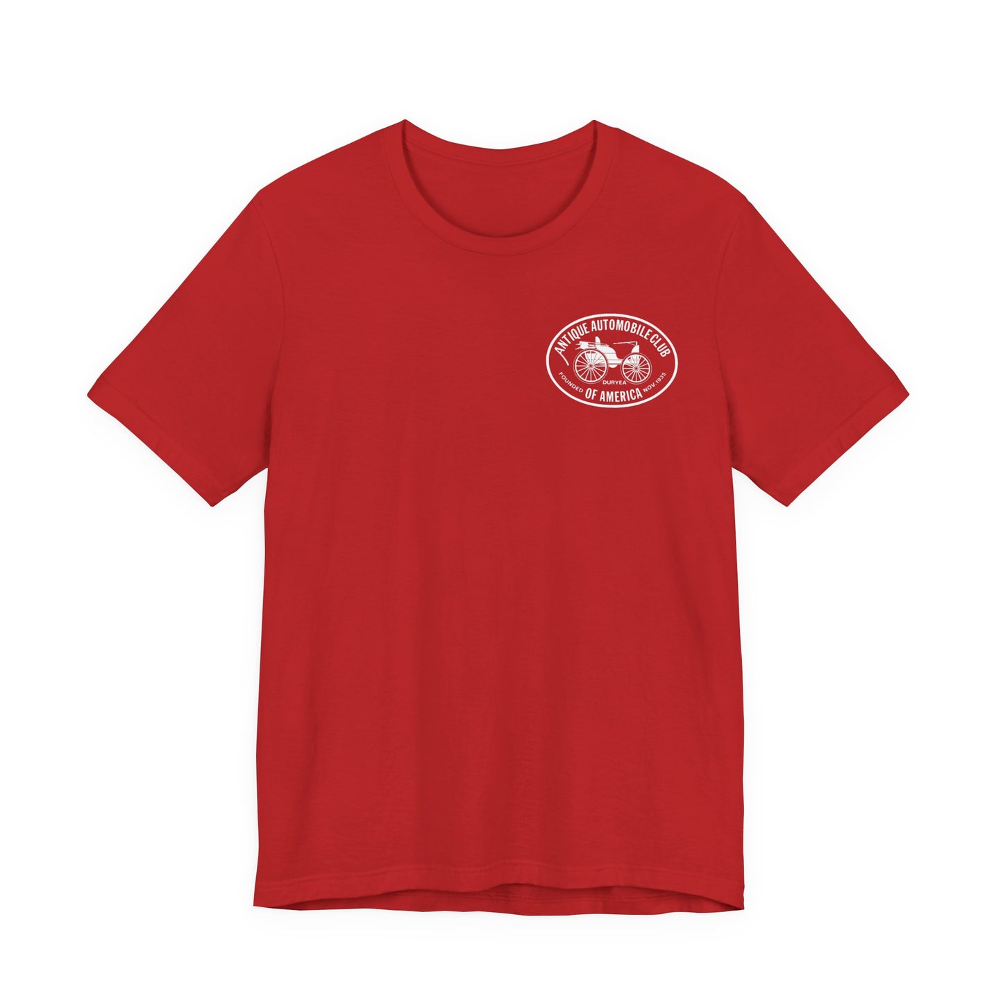Shenandoah Region AACA Tee — Small AACA Front Logo and Large Shenandoah Region AACA Back Logo